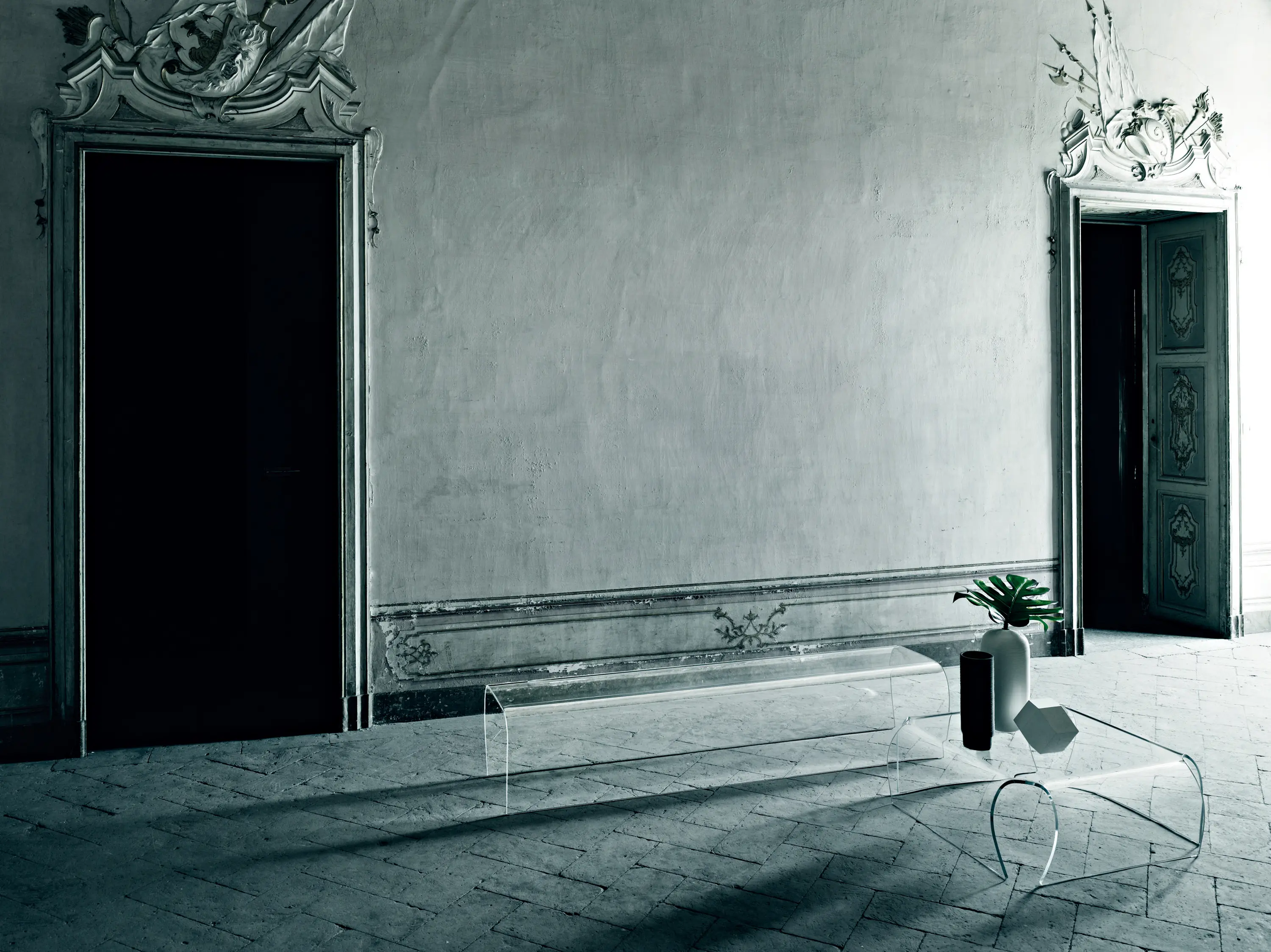 Glas Italia - Bent Glass Stool