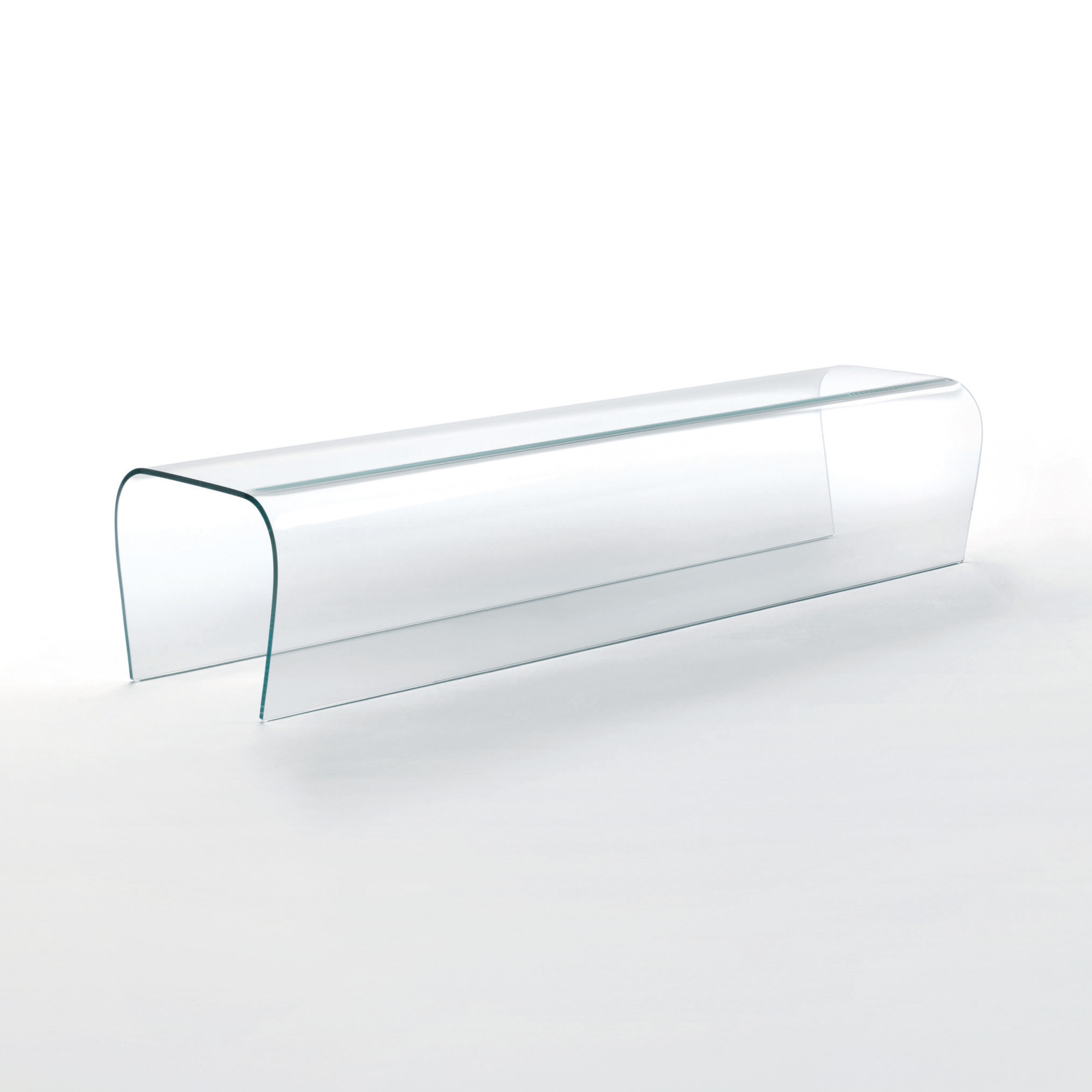 Afficher le produit Bent Glass Bench du fabricant Glas Italia