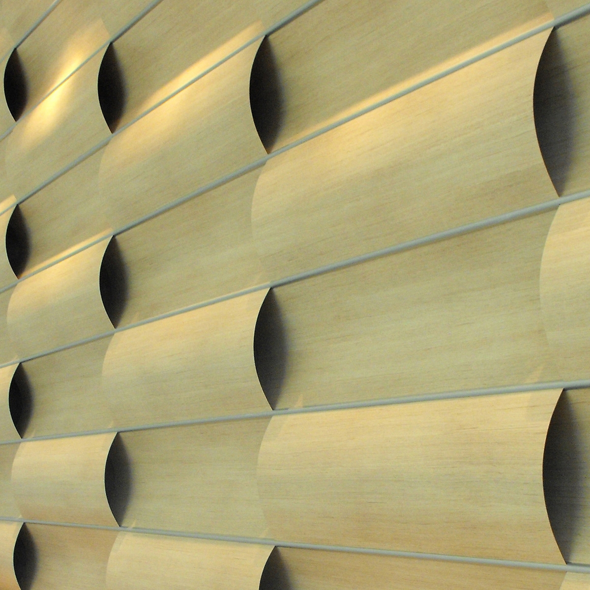 Vertoon produk Wave Wall Alternating van vervaardiger Wovin Wall