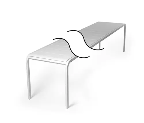 EGO Paris - Tandem | Custom-made table width 70