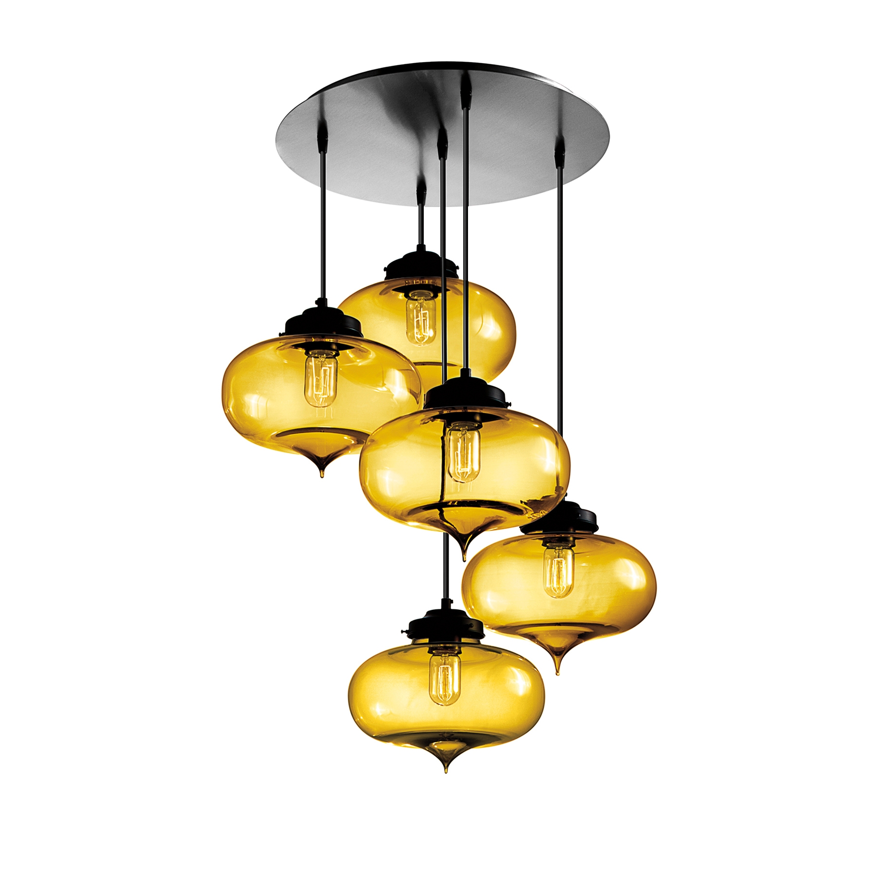 Mostra il prodotto Circular - 5 Modern Chandelier del produttore Niche