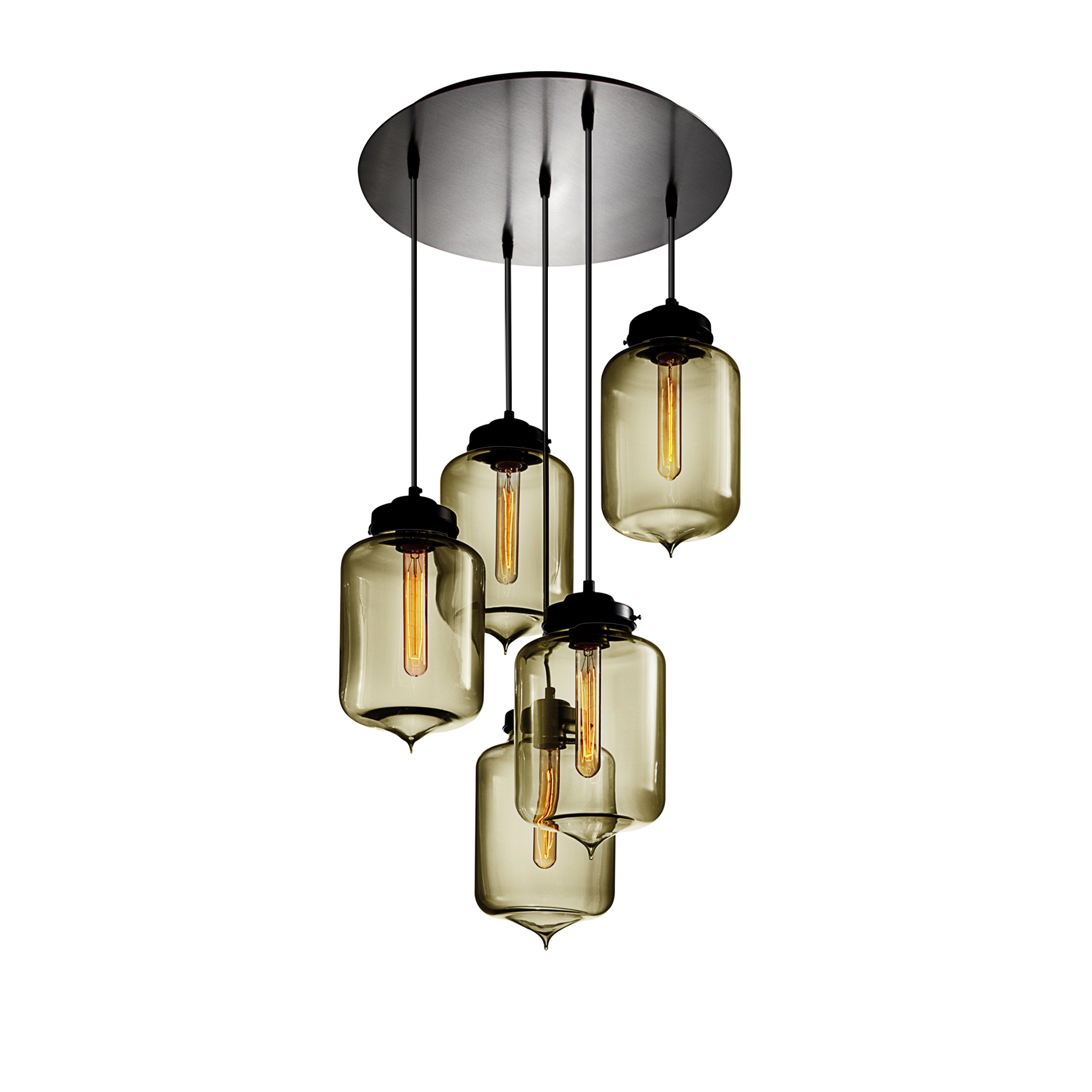 Mostra il prodotto Circular - 5 Modern Chandelier del produttore Niche
