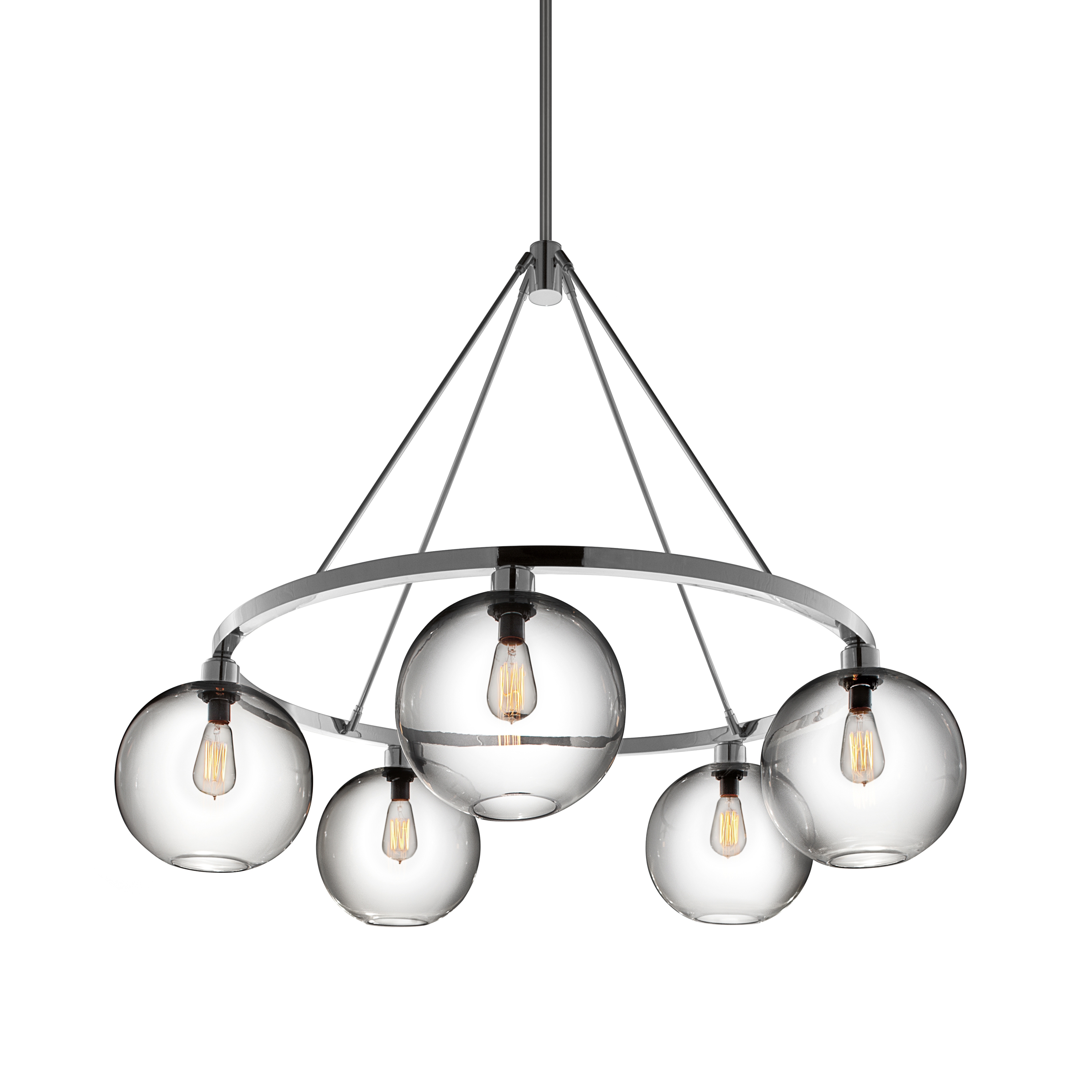 Display product Solitaire Modern Chandelier from manufacturer Niche