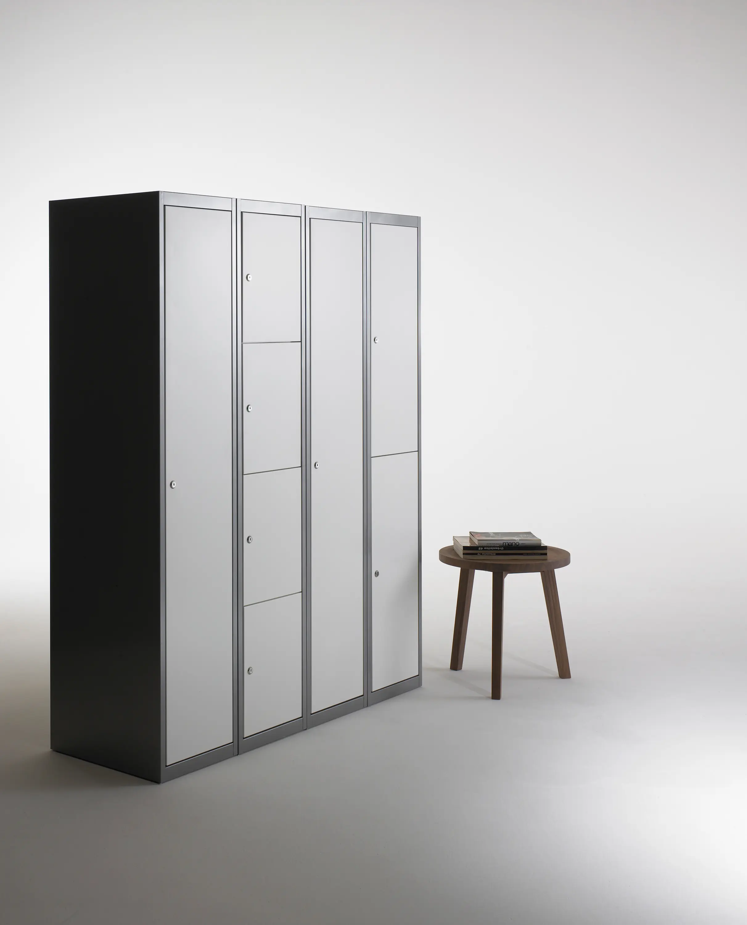 Dieffebi - Trendline Silver | Locker with 2 places