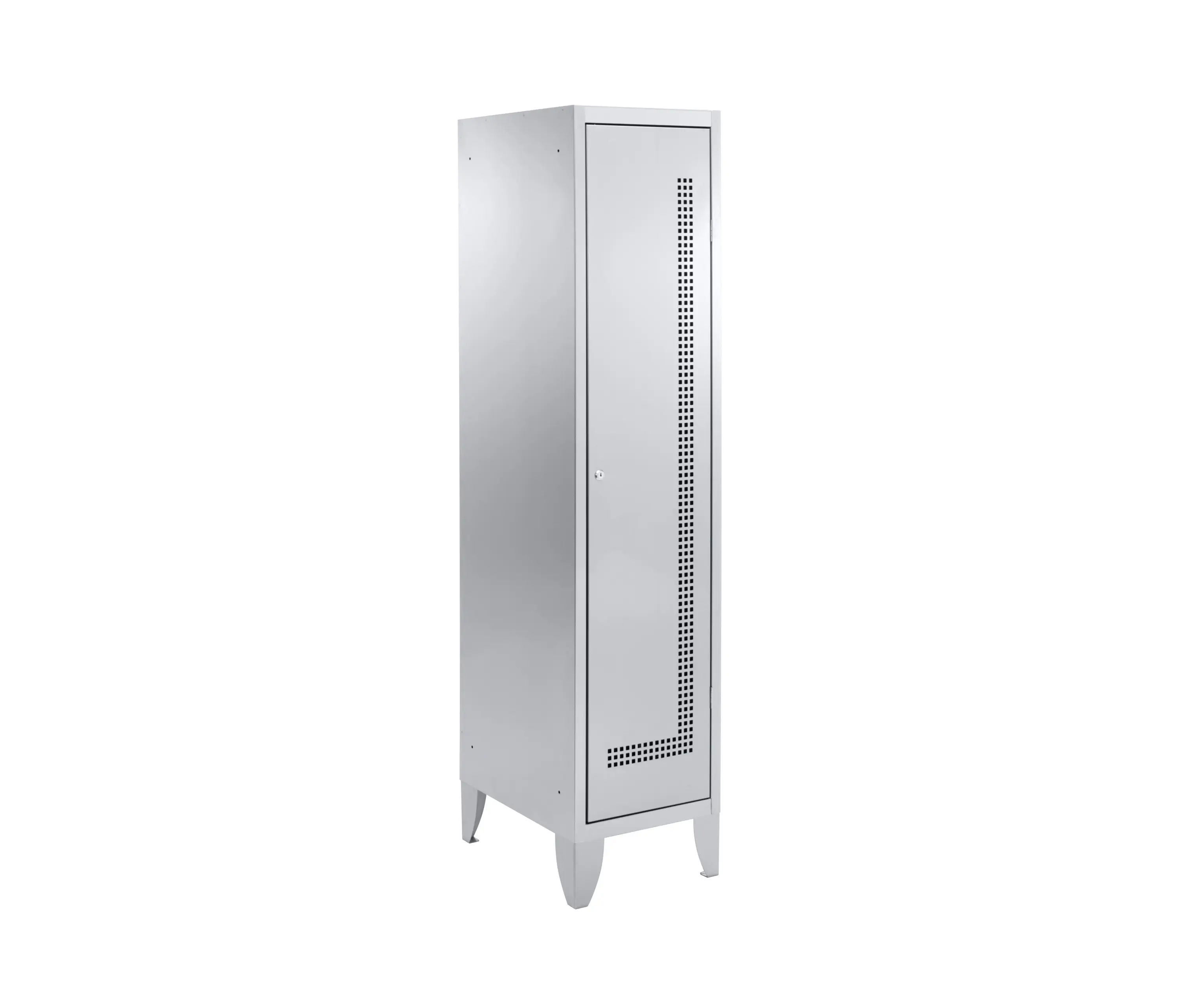 Dieffebi - Inox | 1 Inox door locker with partition