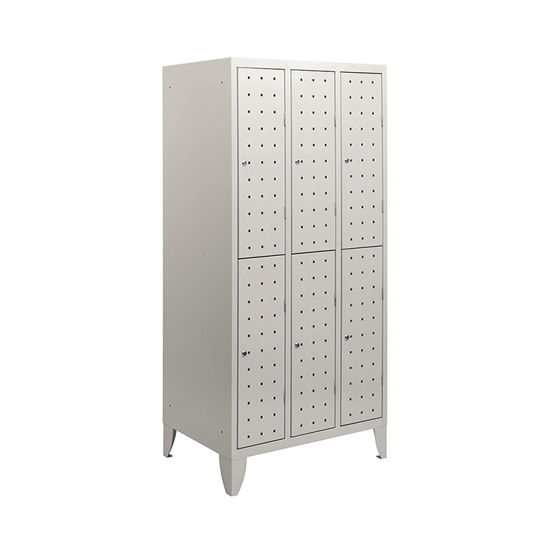 Display product Multiplus Design | 2 Tiers 6 doors locker H1800 from manufacturer Dieffebi