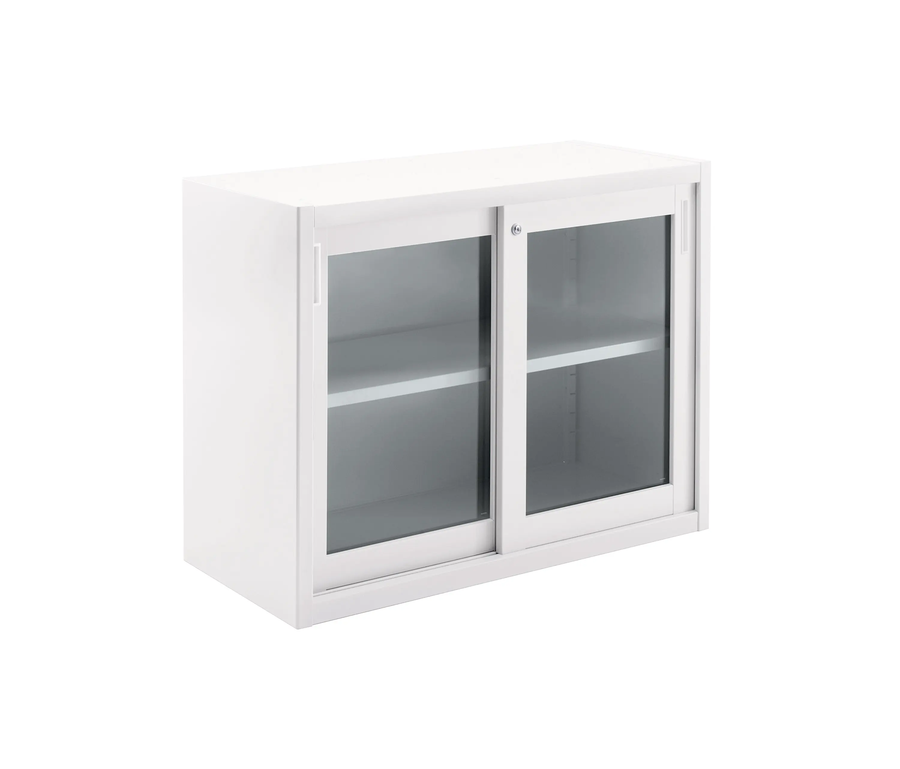 Dieffebi - Tempered glass sliding door cabinet | W 1200 H 880 mm