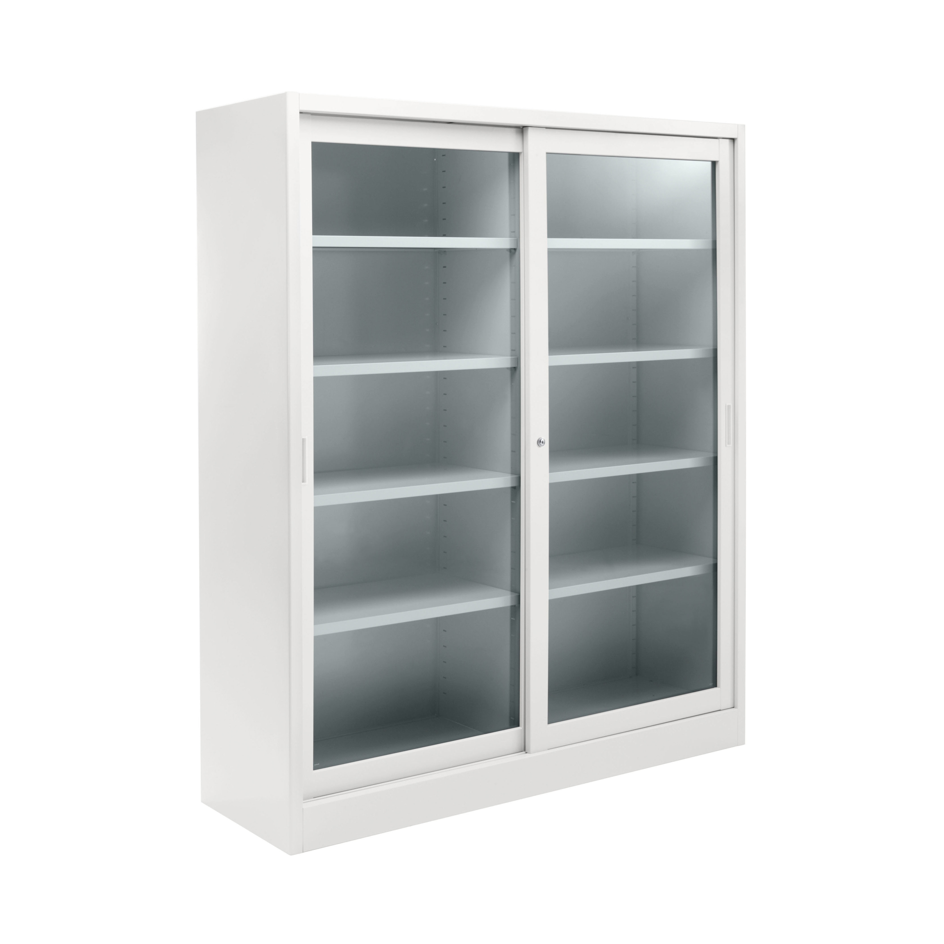 Vertoon produk Tempered glass sliding door cabinet | W 1800 H 2000 mm van vervaardiger Dieffebi