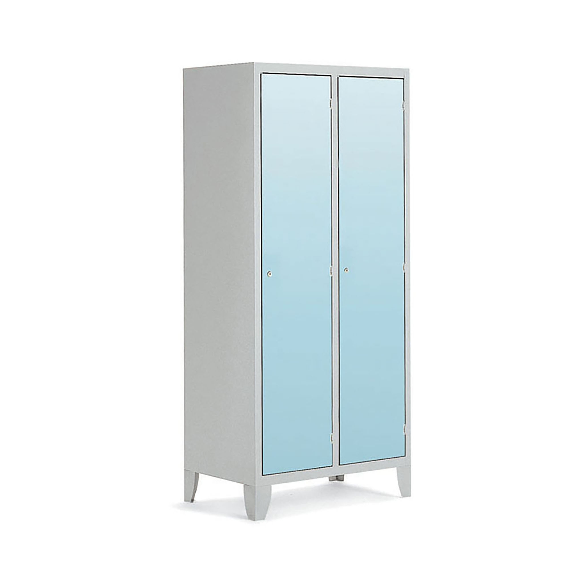Display product HPL | 2 doors locker with partition from manufacturer Dieffebi