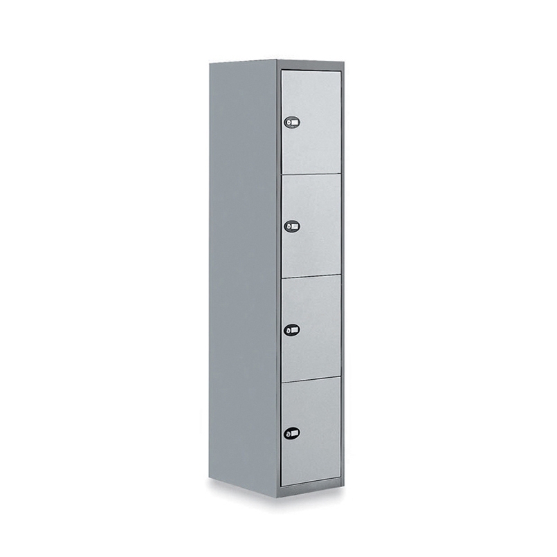 Display product Trendline Silver | Locker with 4 places from manufacturer Dieffebi