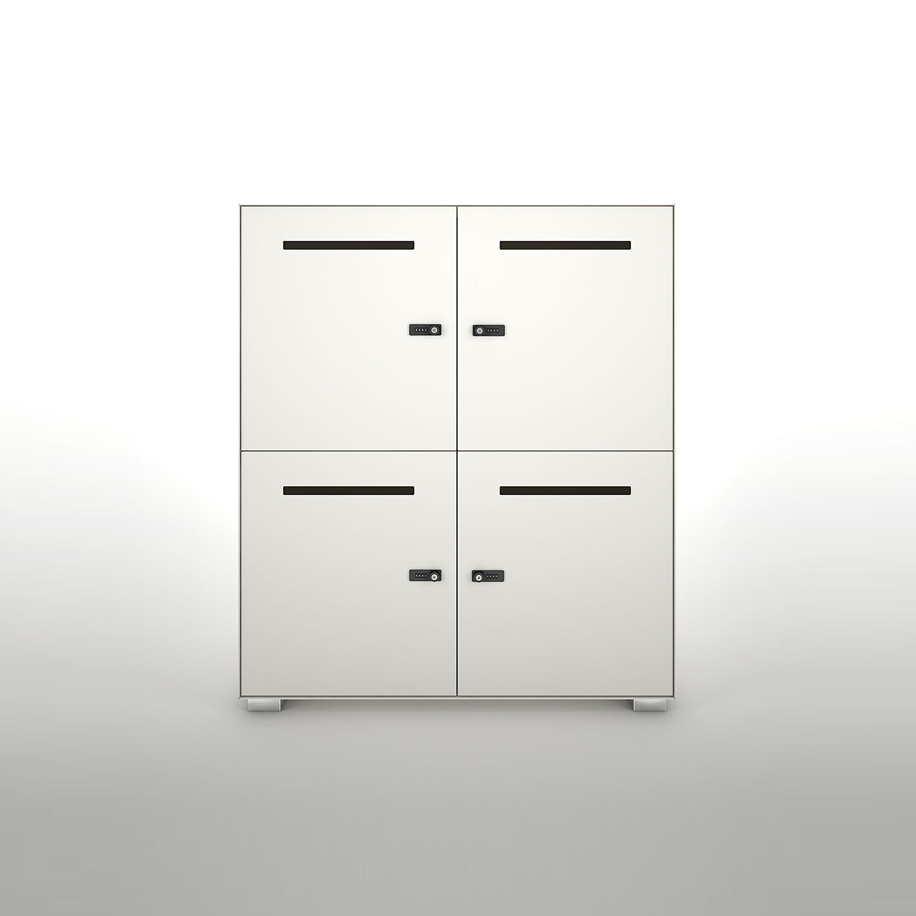 Produkt Primo 1000 Lockers | 4 door metal locker with slots des Herstellers Dieffebi anzeigen
