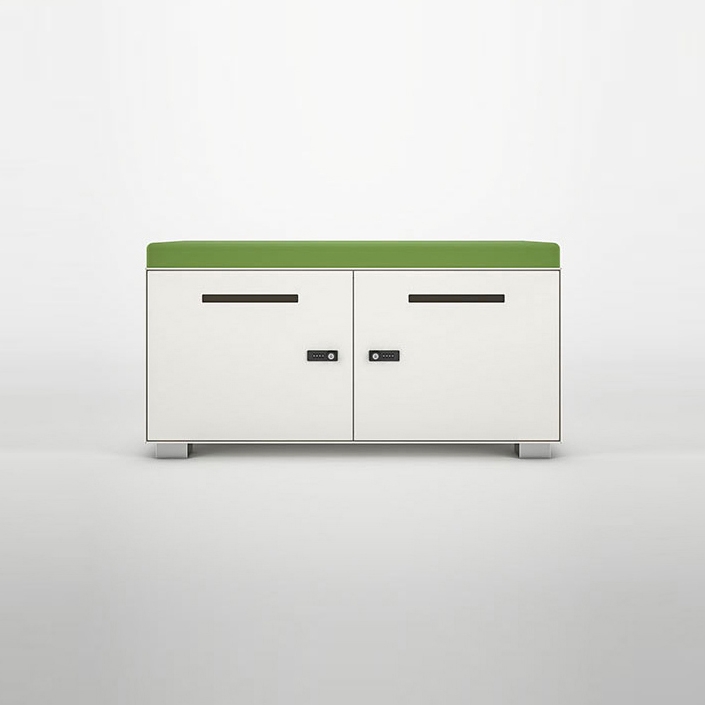 Produkt Primo 1000 Lockers | 2 door metal locker and cushion des Herstellers Dieffebi anzeigen