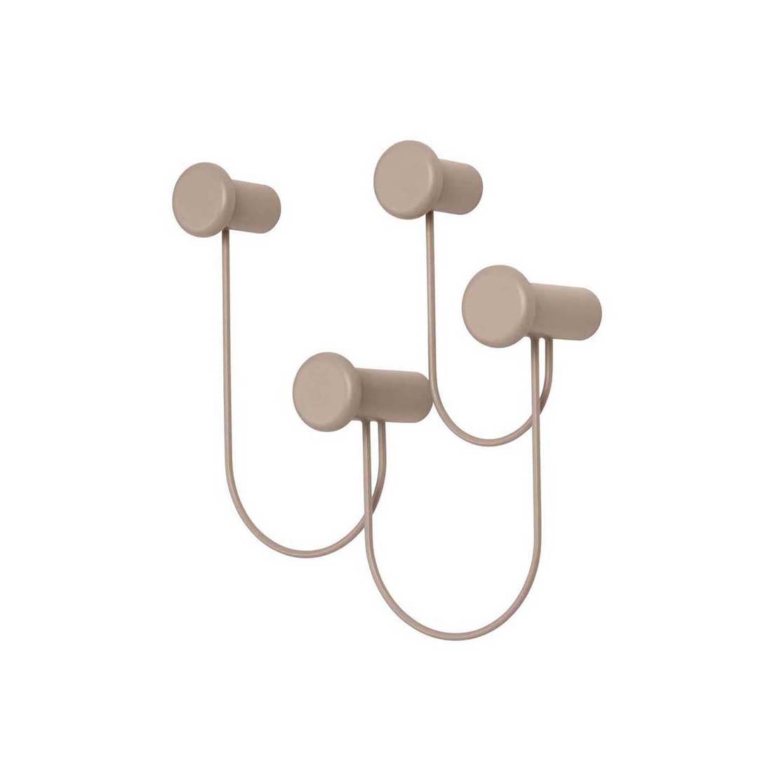 Display product PINA wall-mounted coat rack, 4 hooks from manufacturer Schönbuch