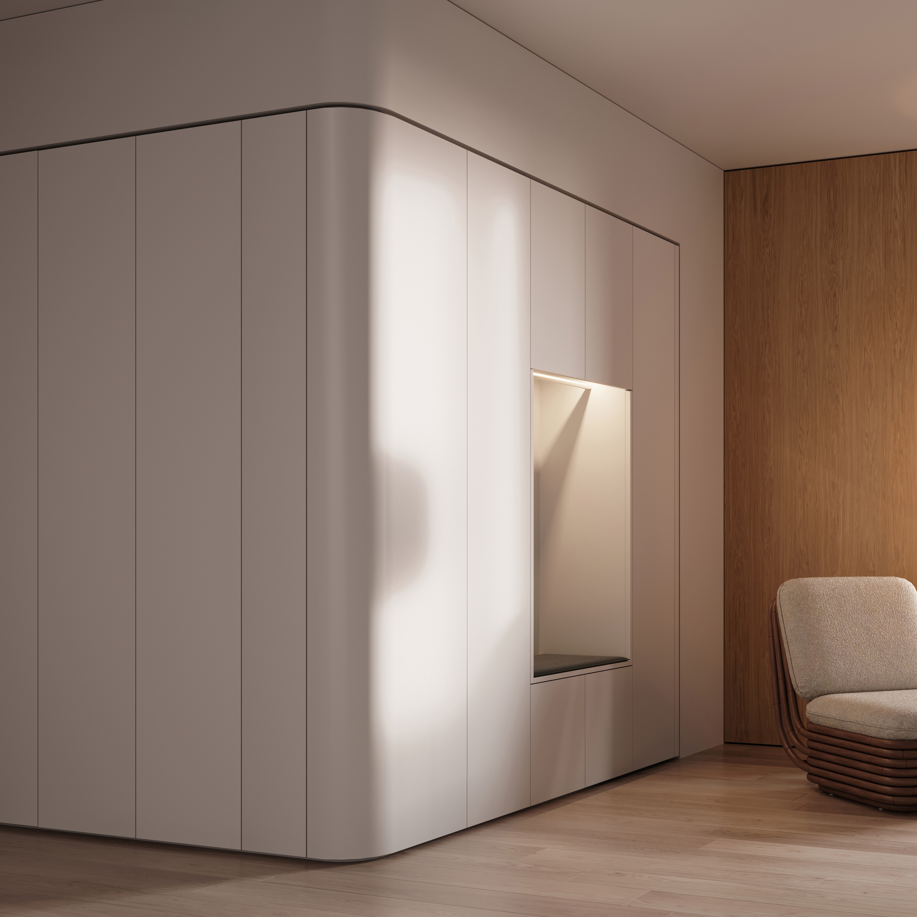 Display product CABIN rounded element from manufacturer Schönbuch