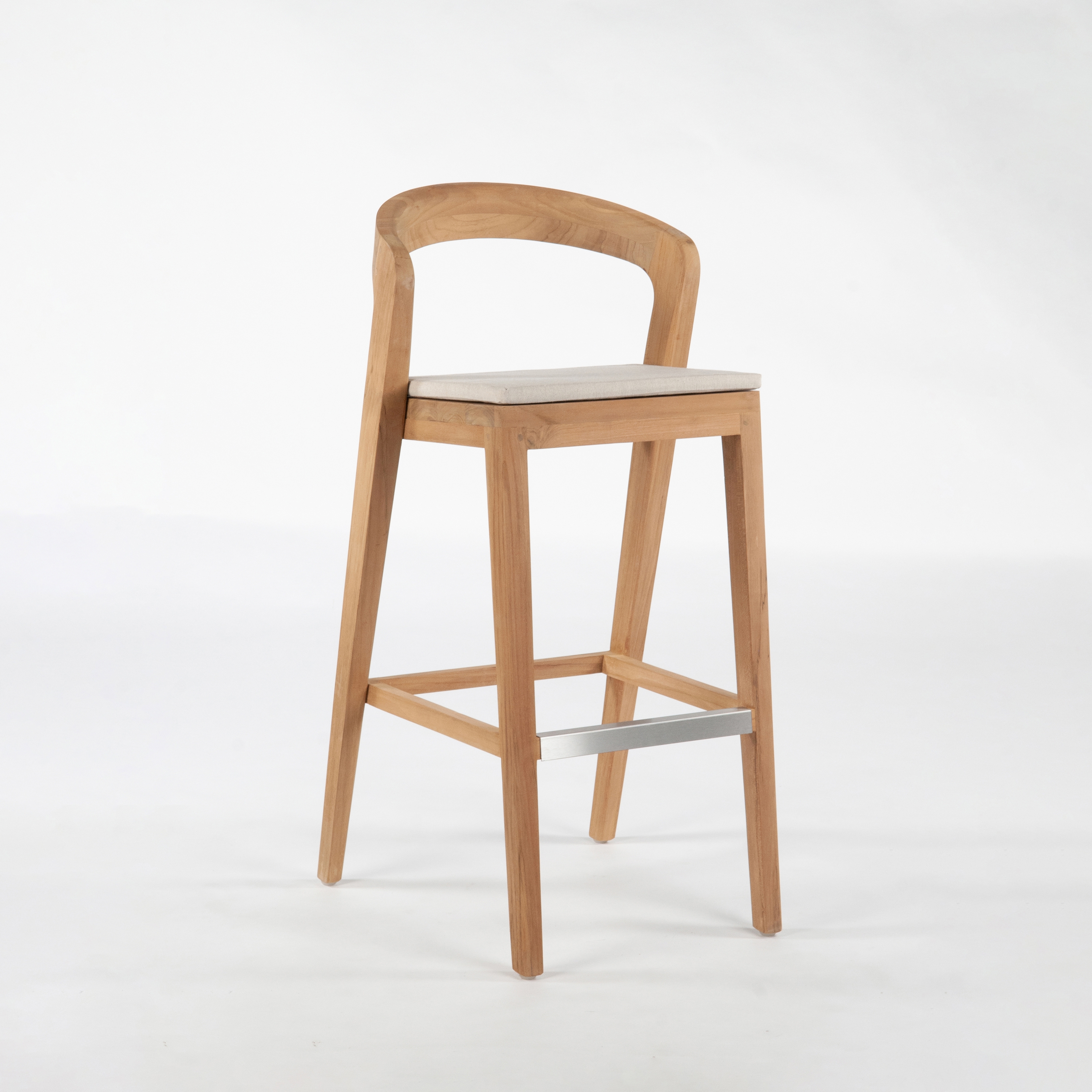 Vertoon produk Play Barstool outdoor - Teak van vervaardiger Wildspirit