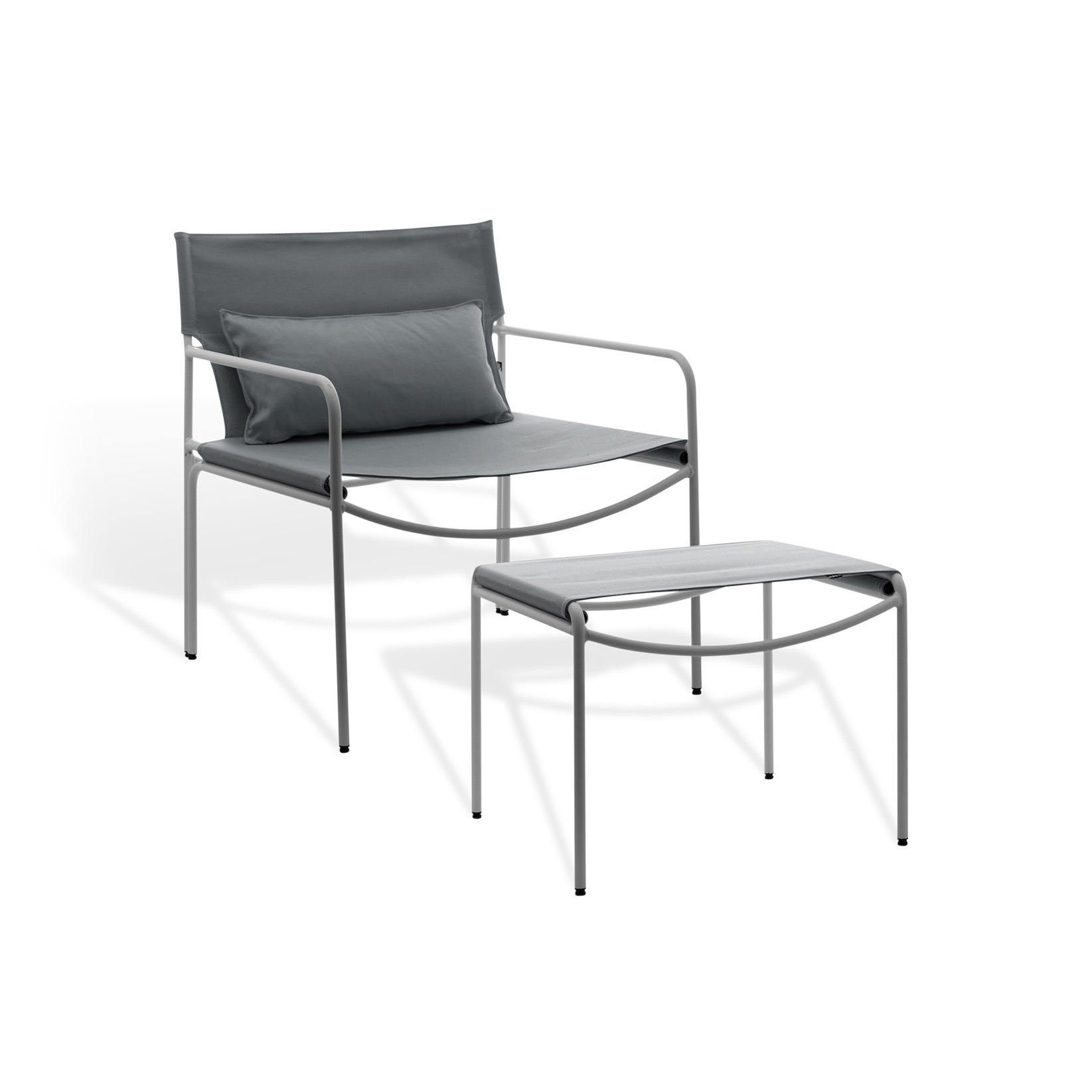 Pool Outdoor Lounge armchair with ottoman