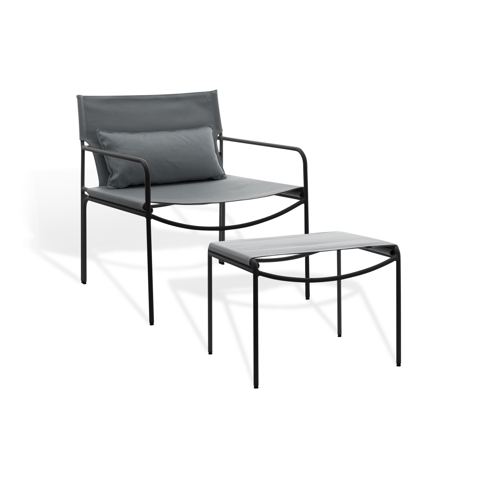 Vertoon produk Pool Outdoor Lounge armchair with ottoman van vervaardiger KFF