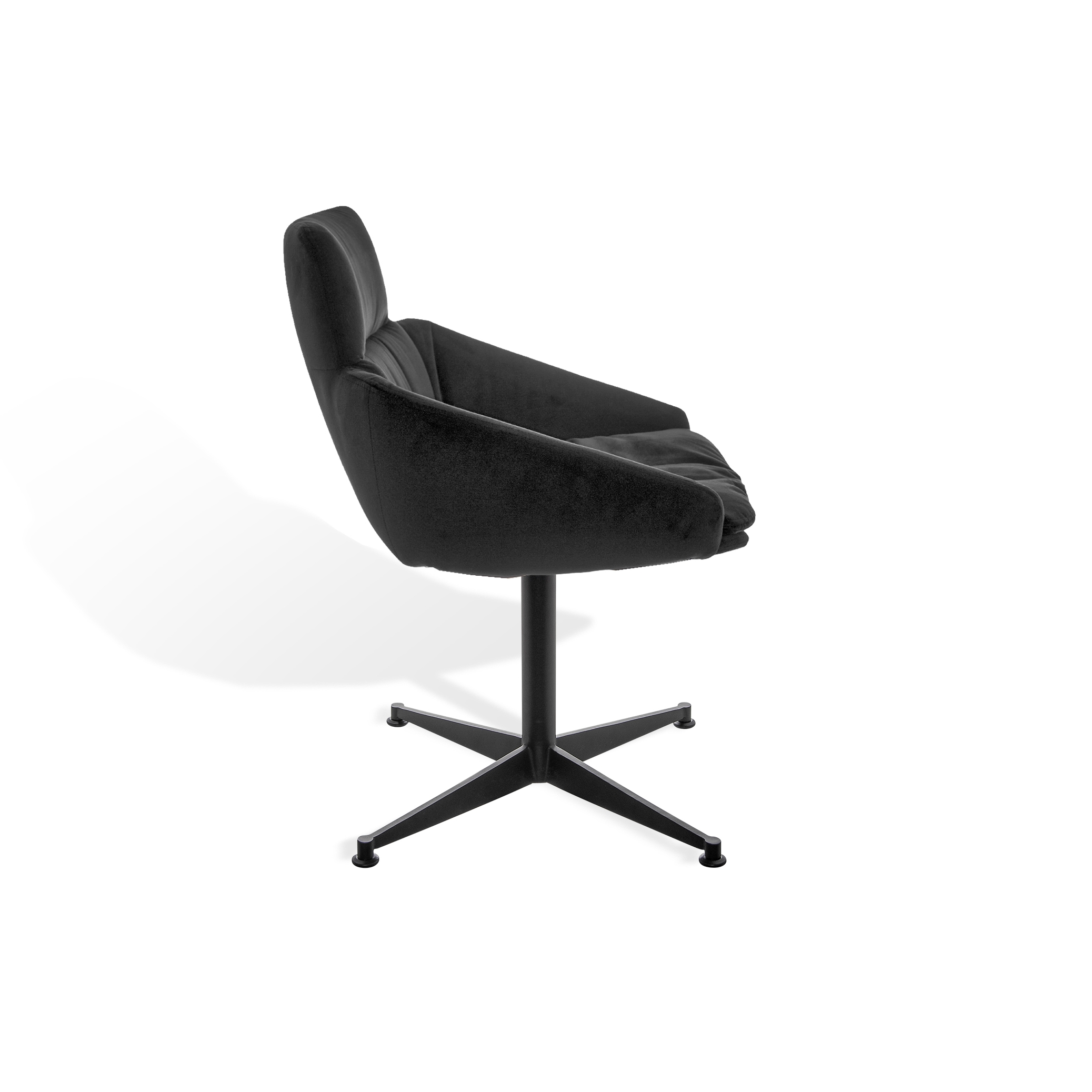 Display product FAYE Side chair with low armrests from manufacturer KFF