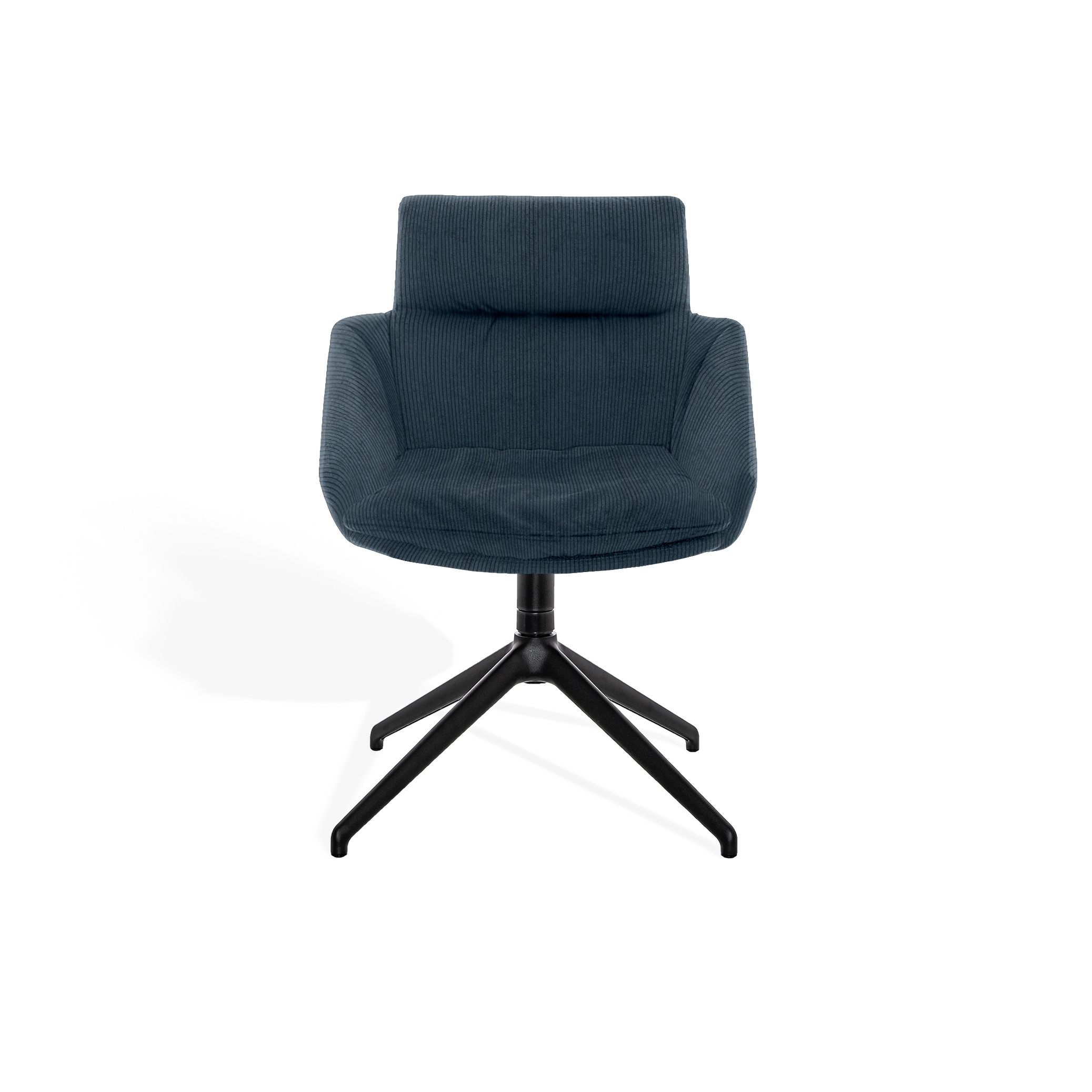 FAYE Side chair with low armrests