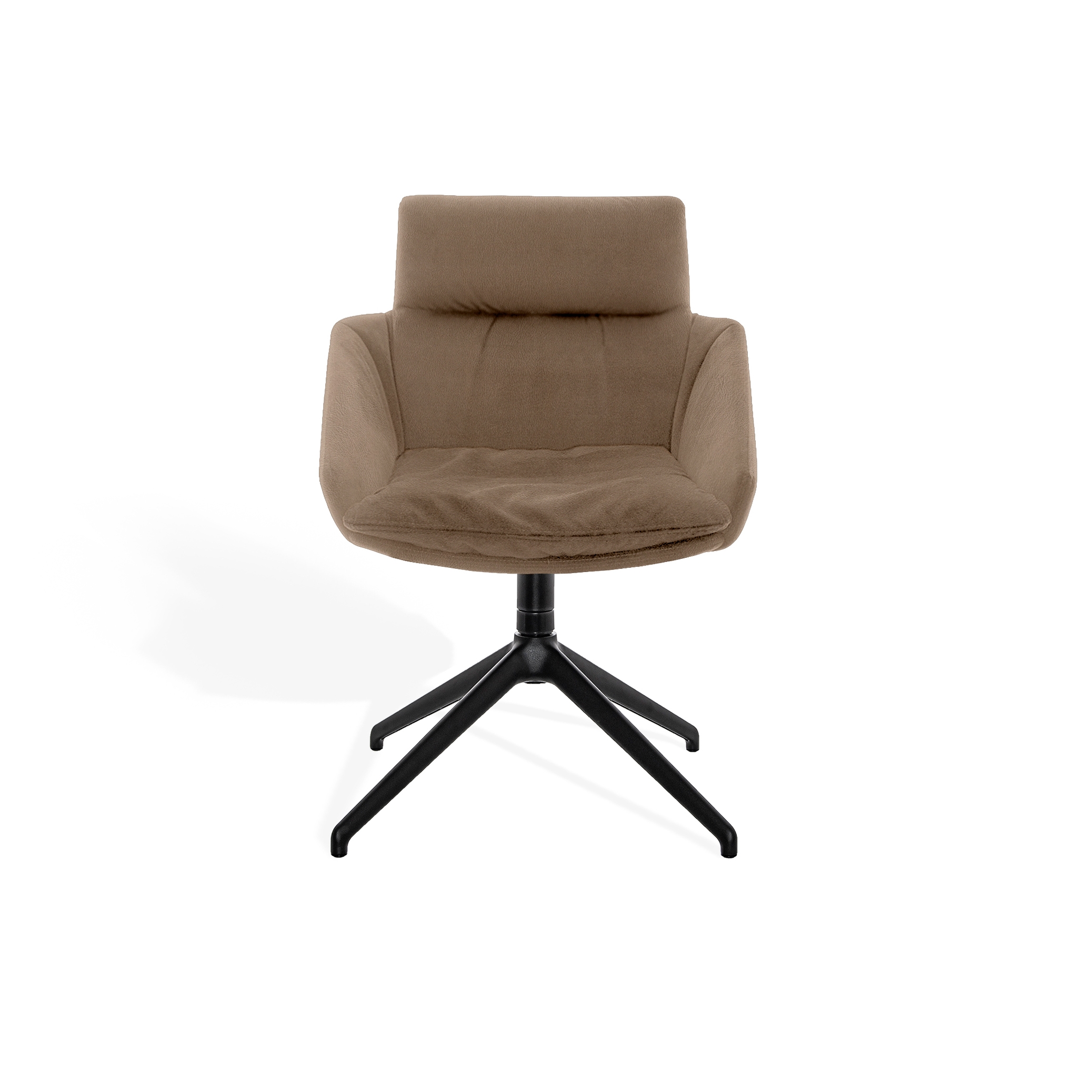 FAYE Side chair with low armrests
