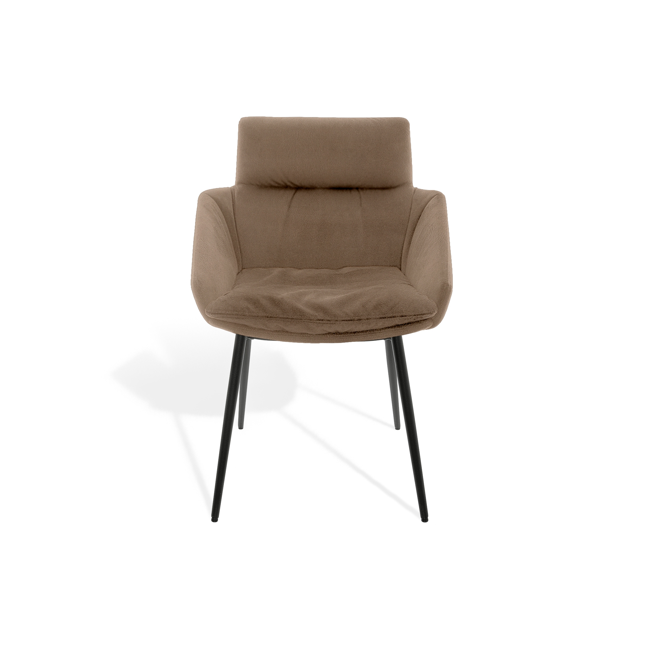 FAYE Side chair with low armrests