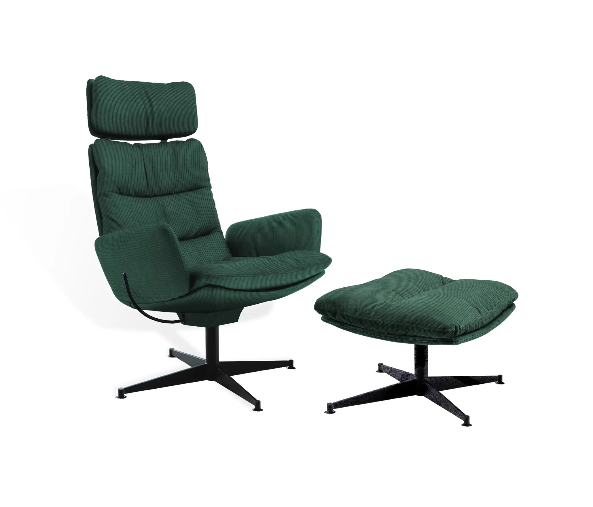 KFF - ARVA LOUNGE Armchair with ottoman