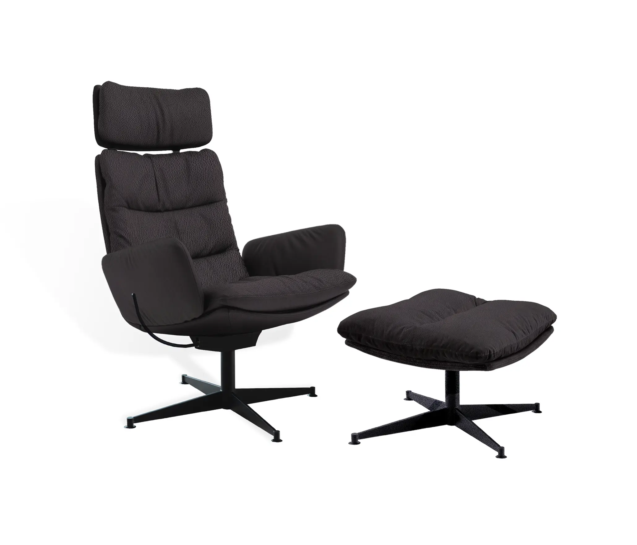 KFF - ARVA LOUNGE Armchair with ottoman