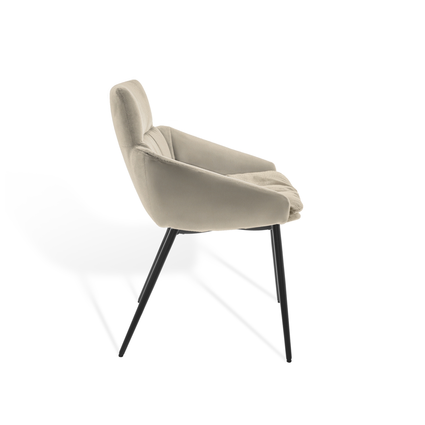 Display product FAYE Side chair with low armrests from manufacturer KFF