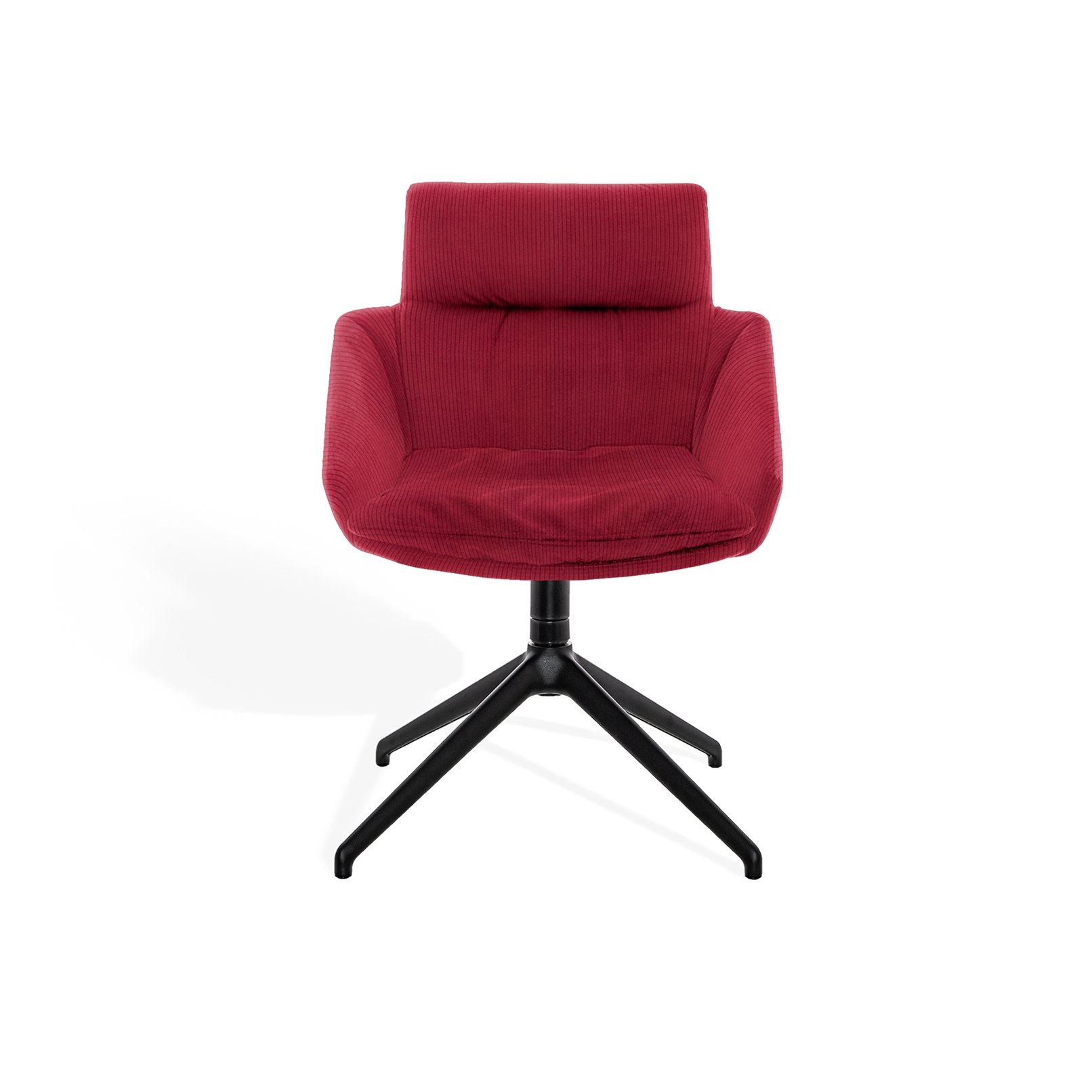 FAYE Side chair with low armrests