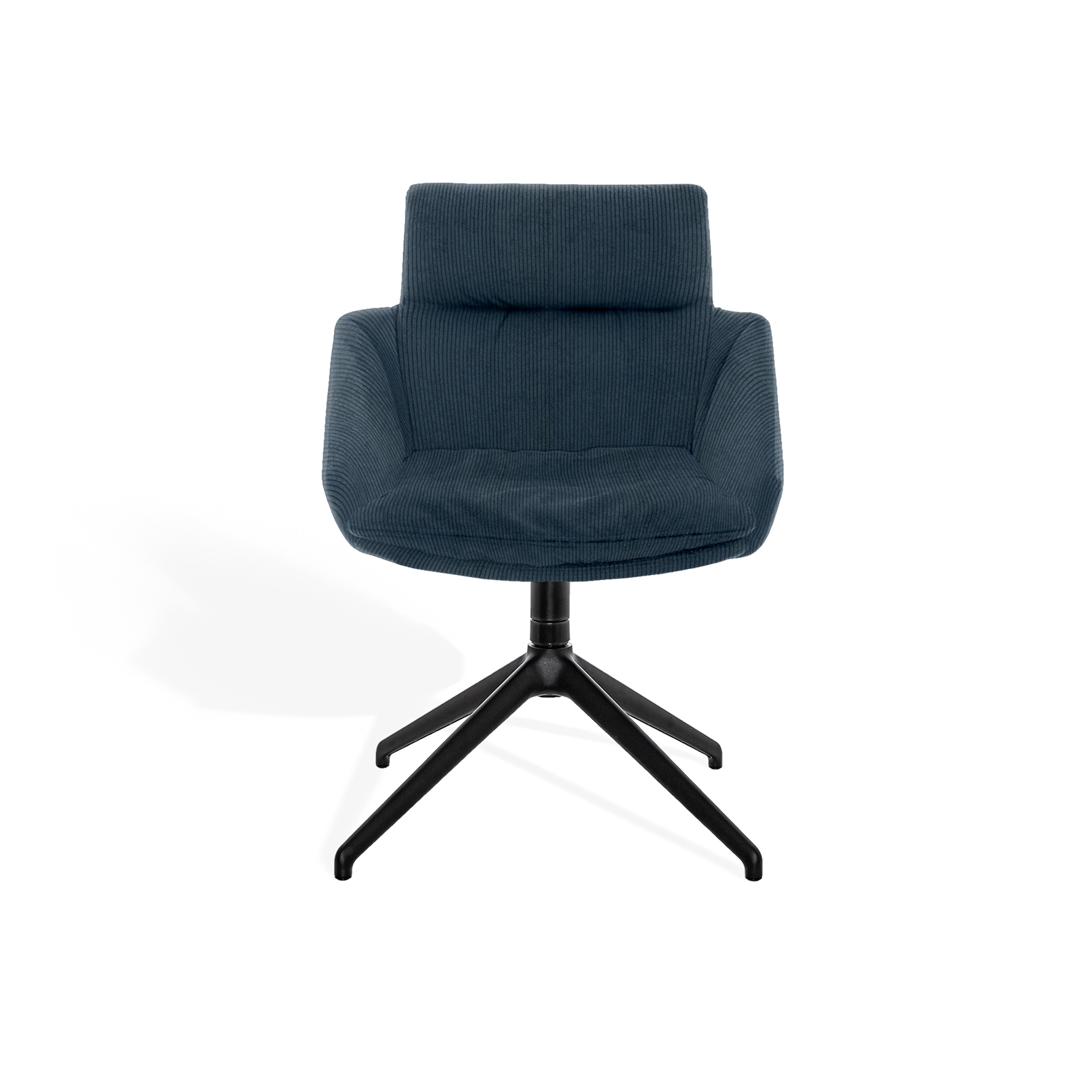 FAYE Side chair with low armrests