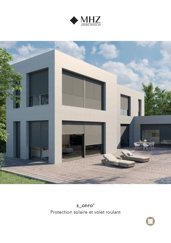 Vorschaubild für die Datei s_onro® | Protection solaire et volet roulant