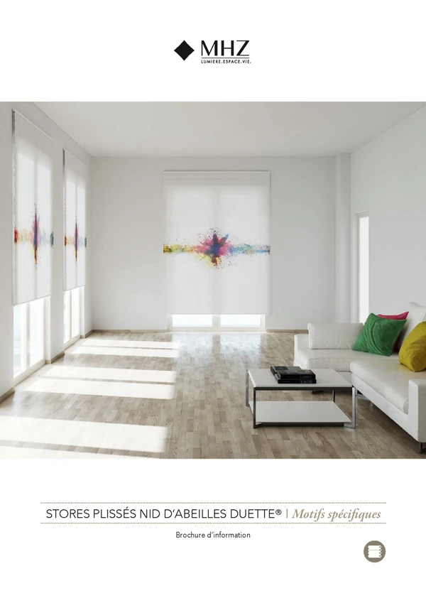 Vorschaubild für die Datei STORES PLISSÉS NID D’ABEILLES DUETTE®