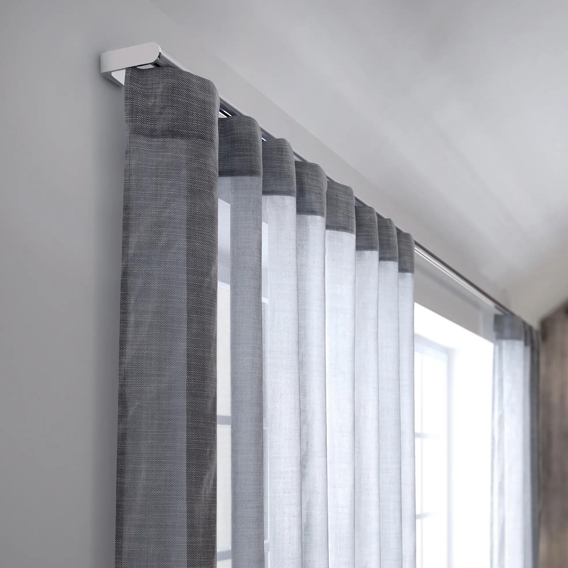 MHZ Hachtel -  Lee 20 Aluminium curtain rods