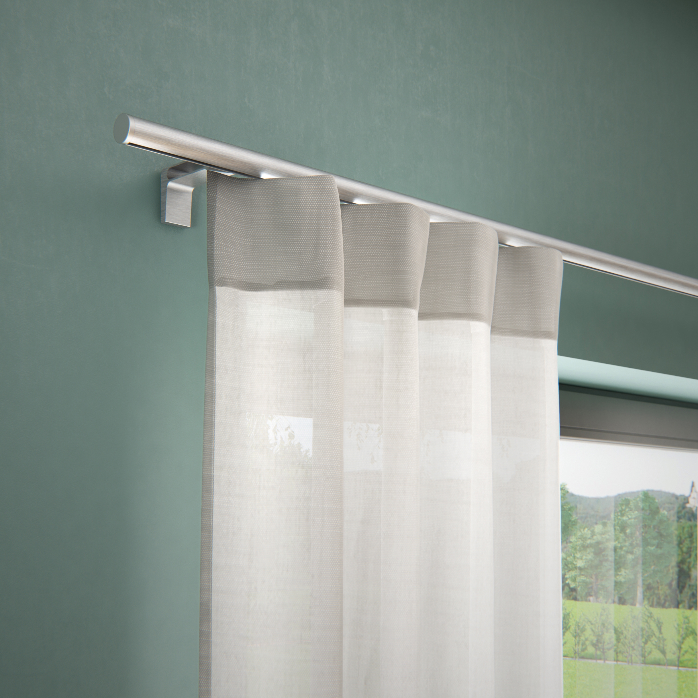 Display product  Snäps 24 Aluminium curtain rods from manufacturer MHZ Hachtel