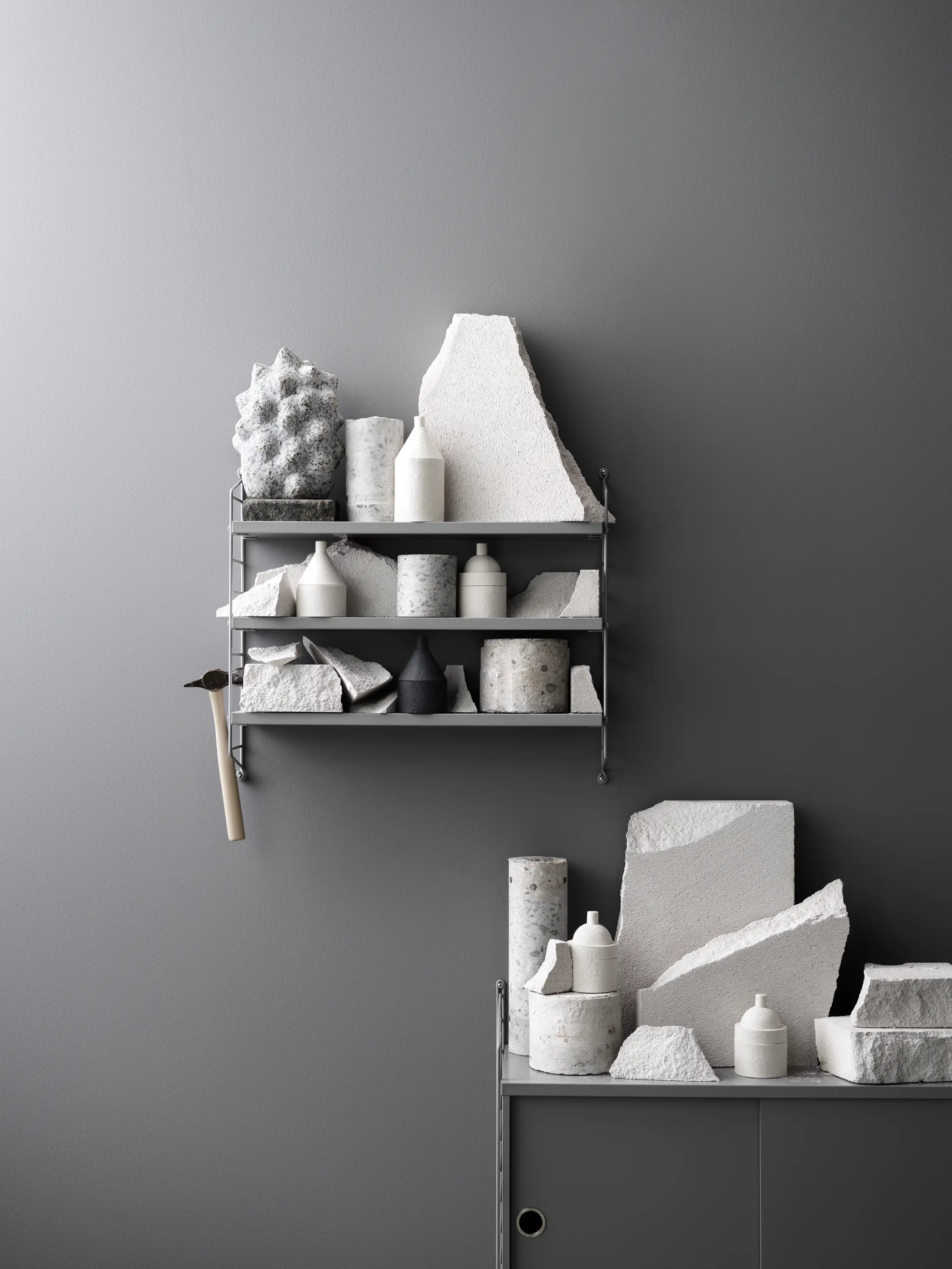 string furniture - String Pocket grey