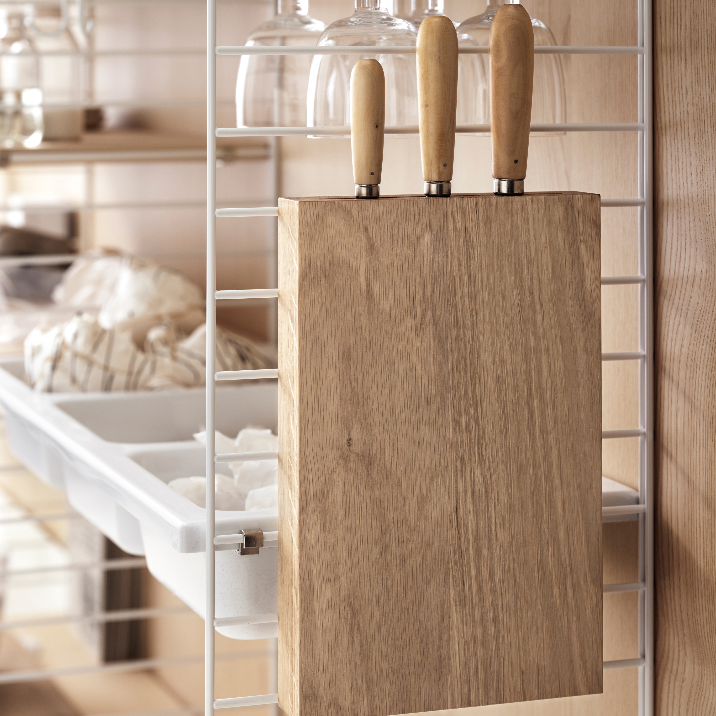 Display product String System kitchen accessory Knife holder from manufacturer string furniture