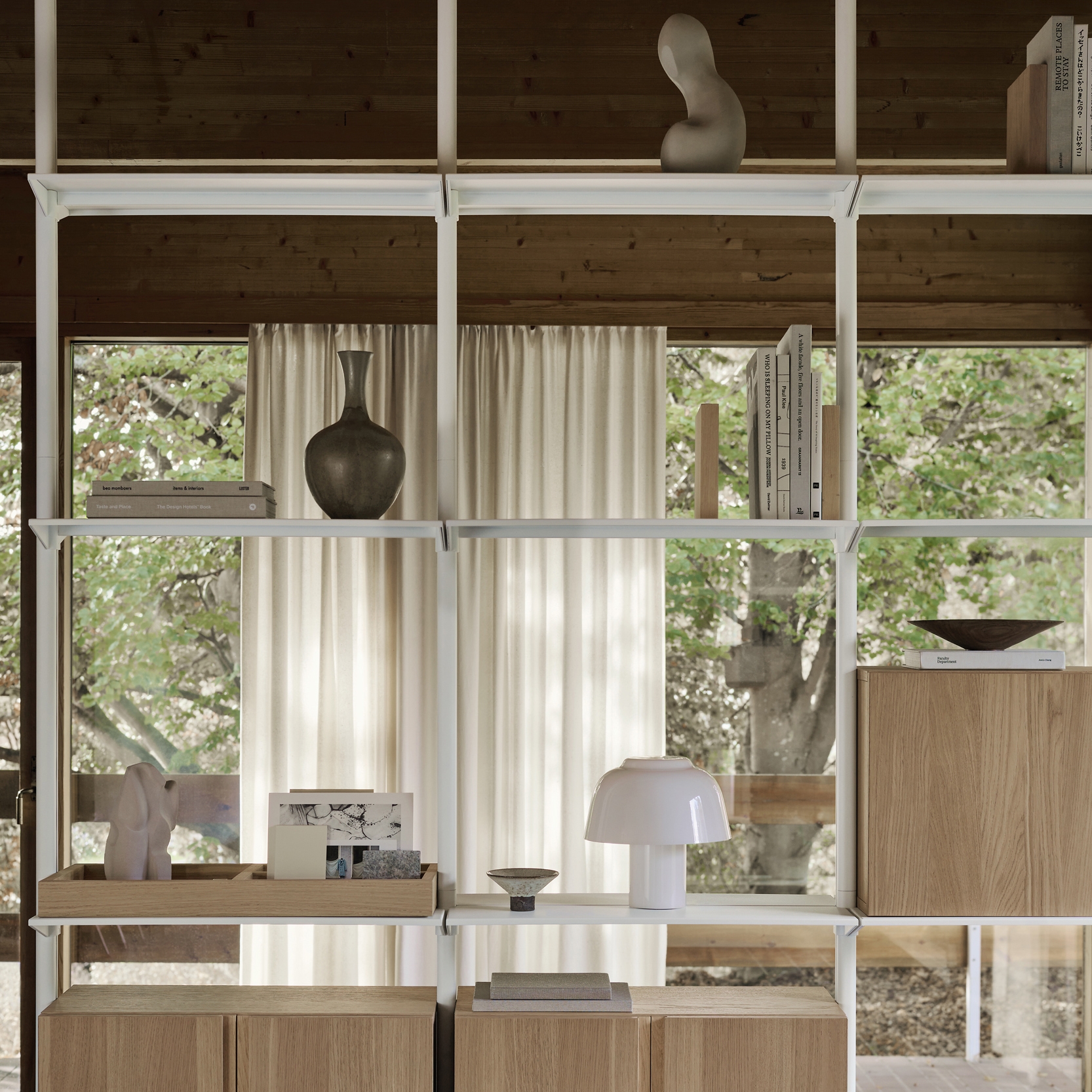 Pira G2 - White oak/white, suspended