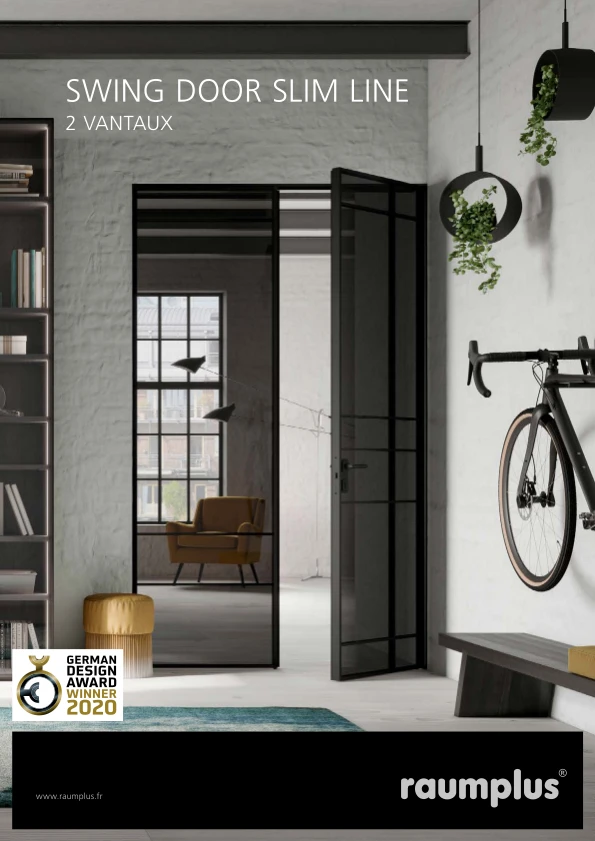 Preview image for the file Swing Door Slim Line | 2 Vantuax