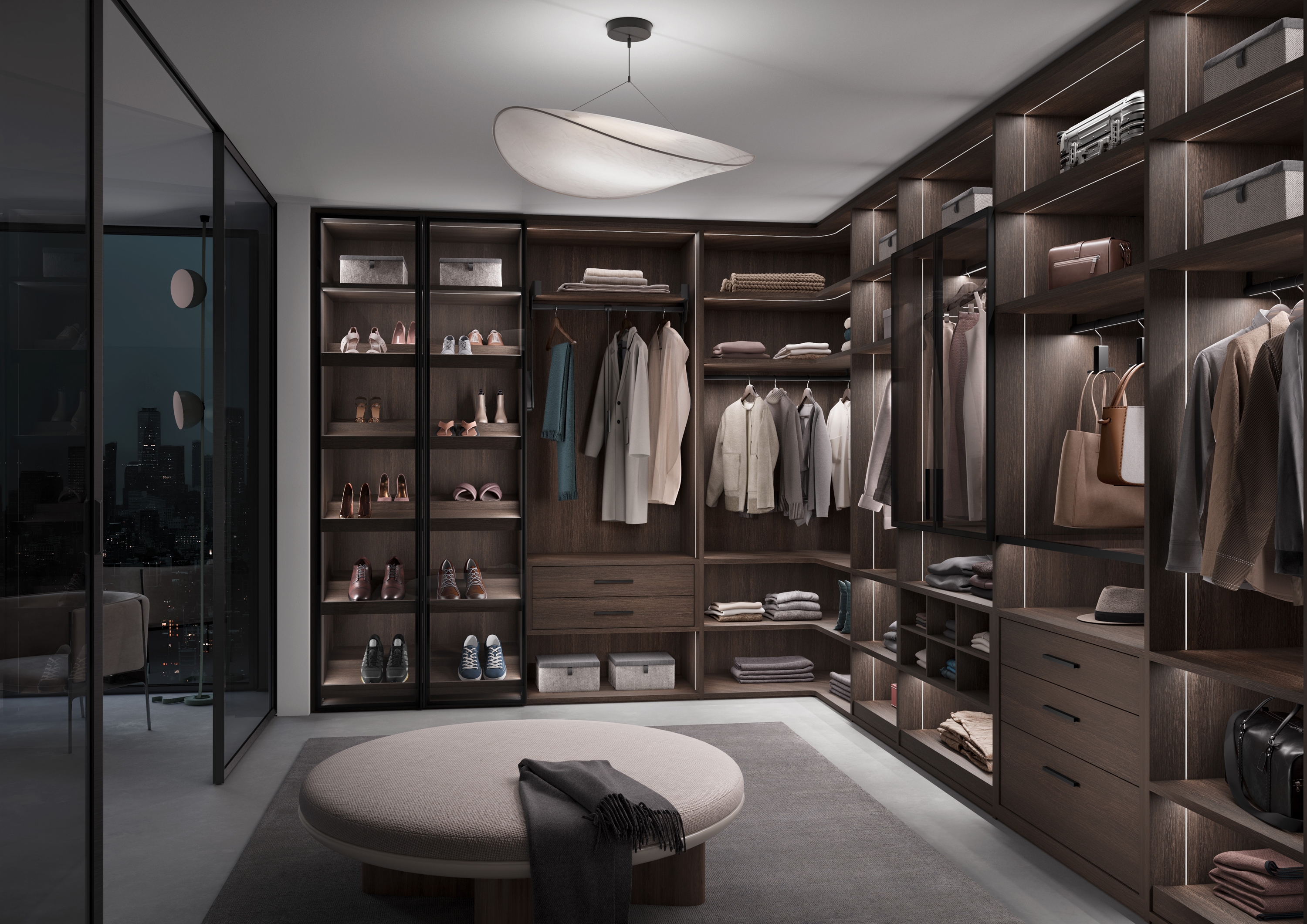 Mostra il prodotto Legno interior closet storage system del produttore raumplus