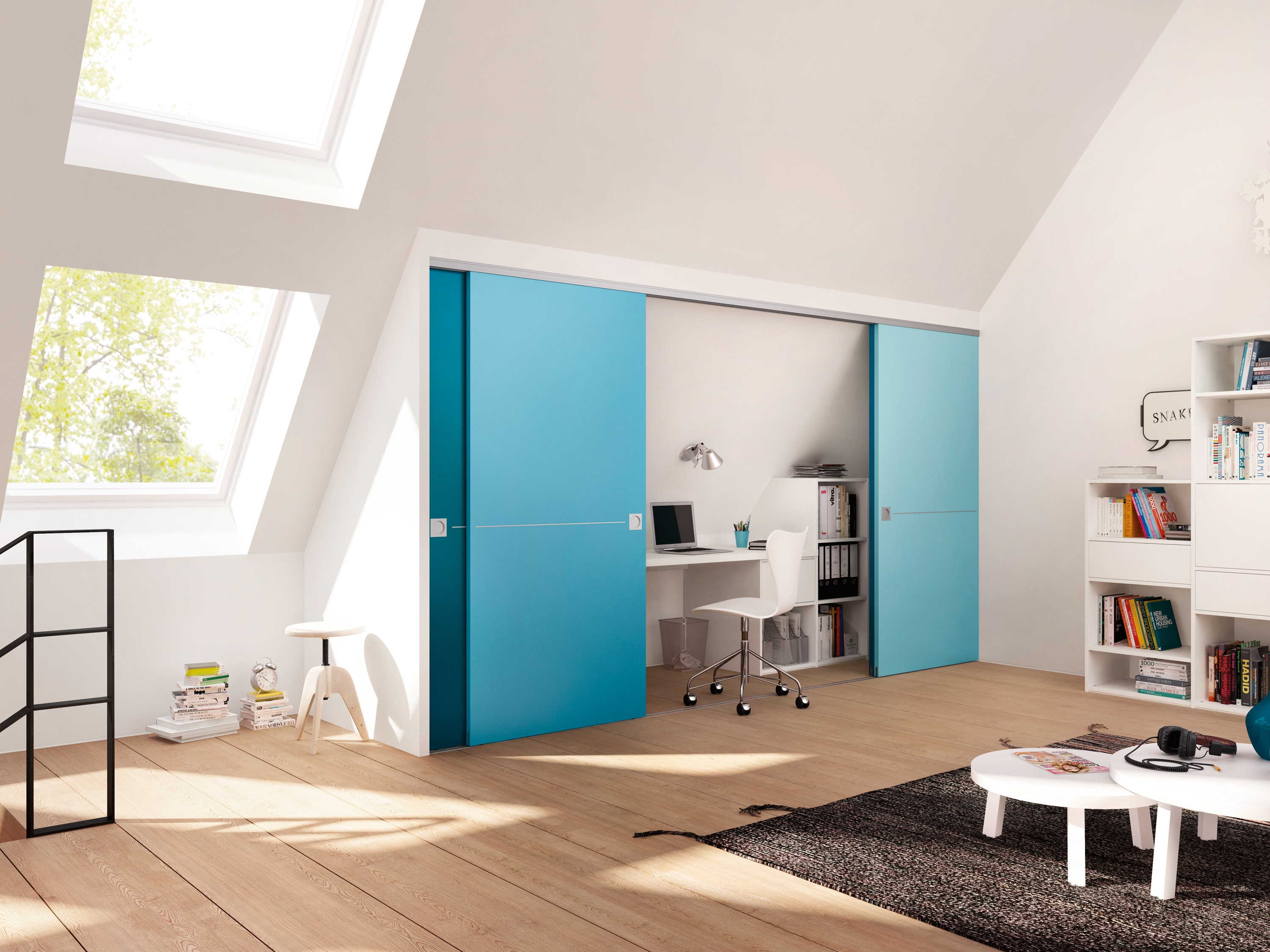 Mostrar el producto Wooden door sliding door system del fabricante raumplus