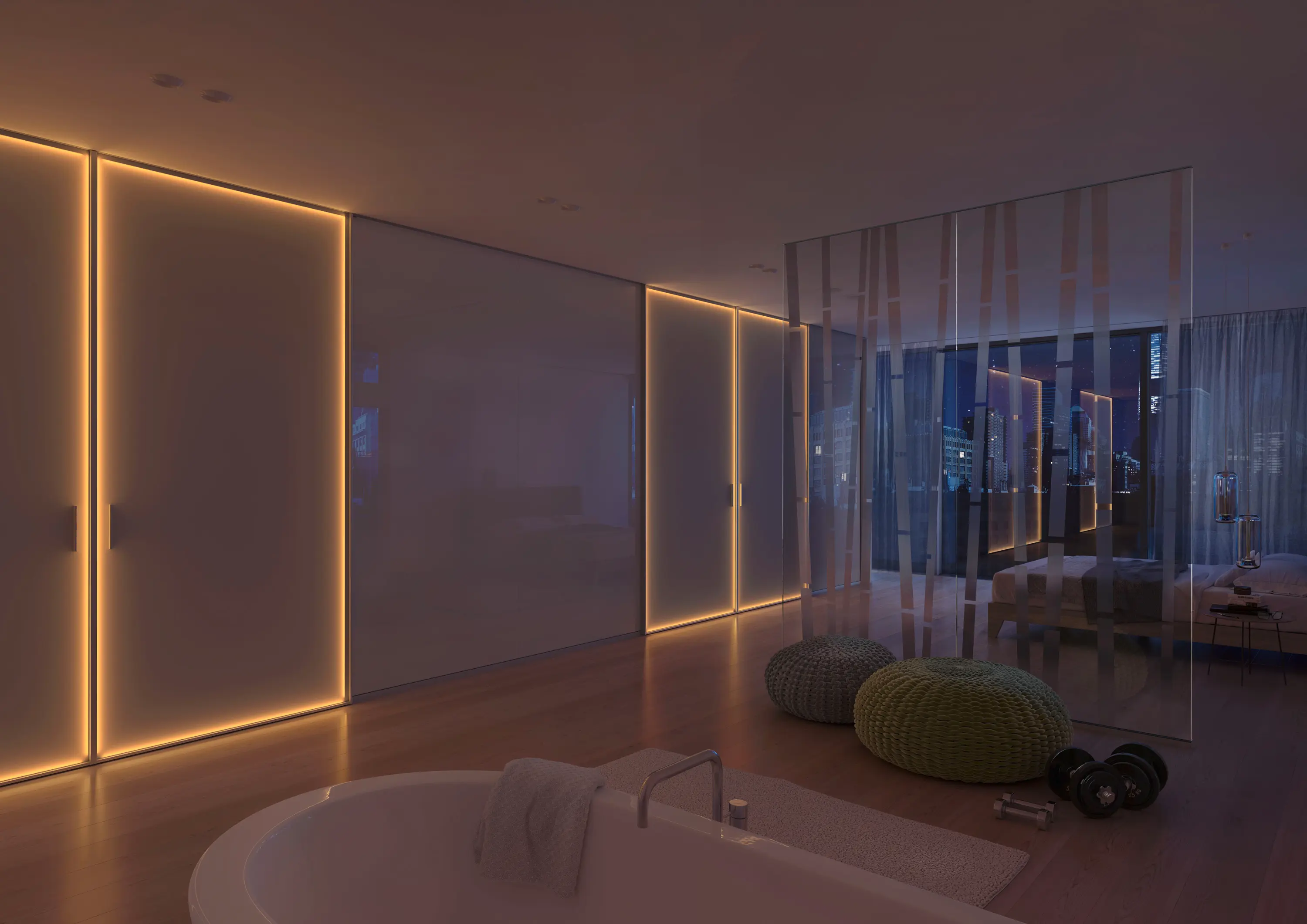 raumplus - S 1200 LED Gleittürsystem