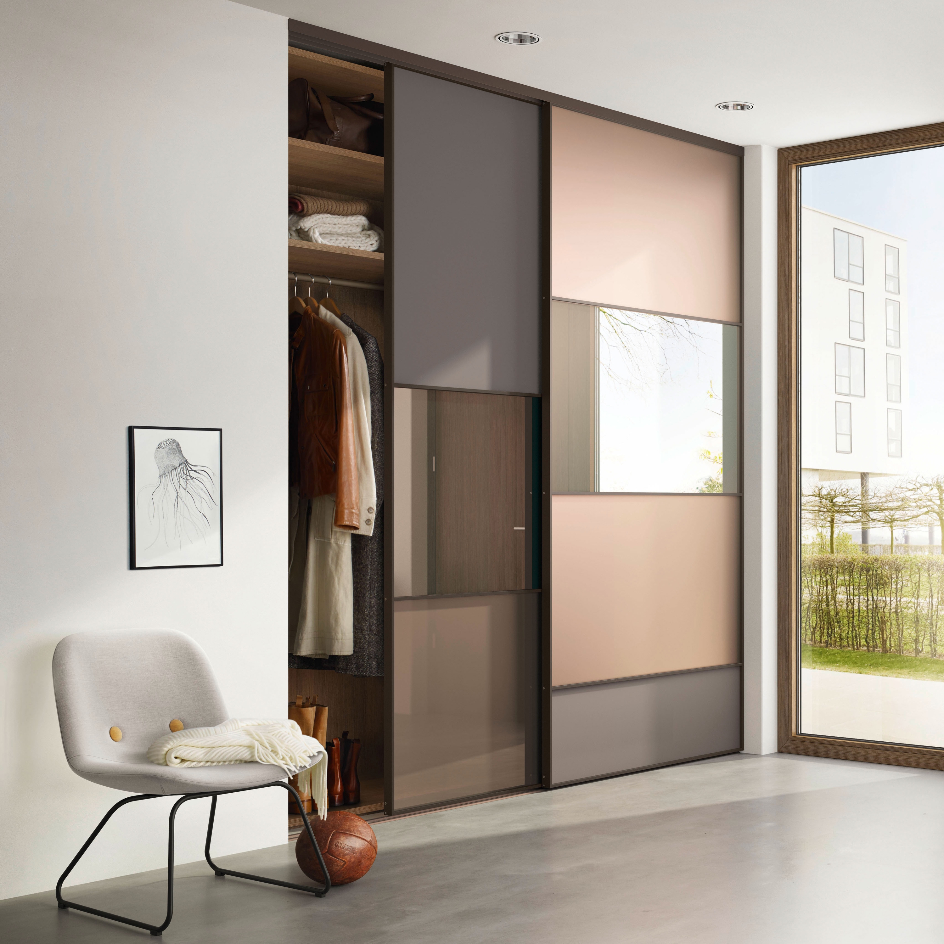 Display product S 1200 sliding door system from manufacturer raumplus