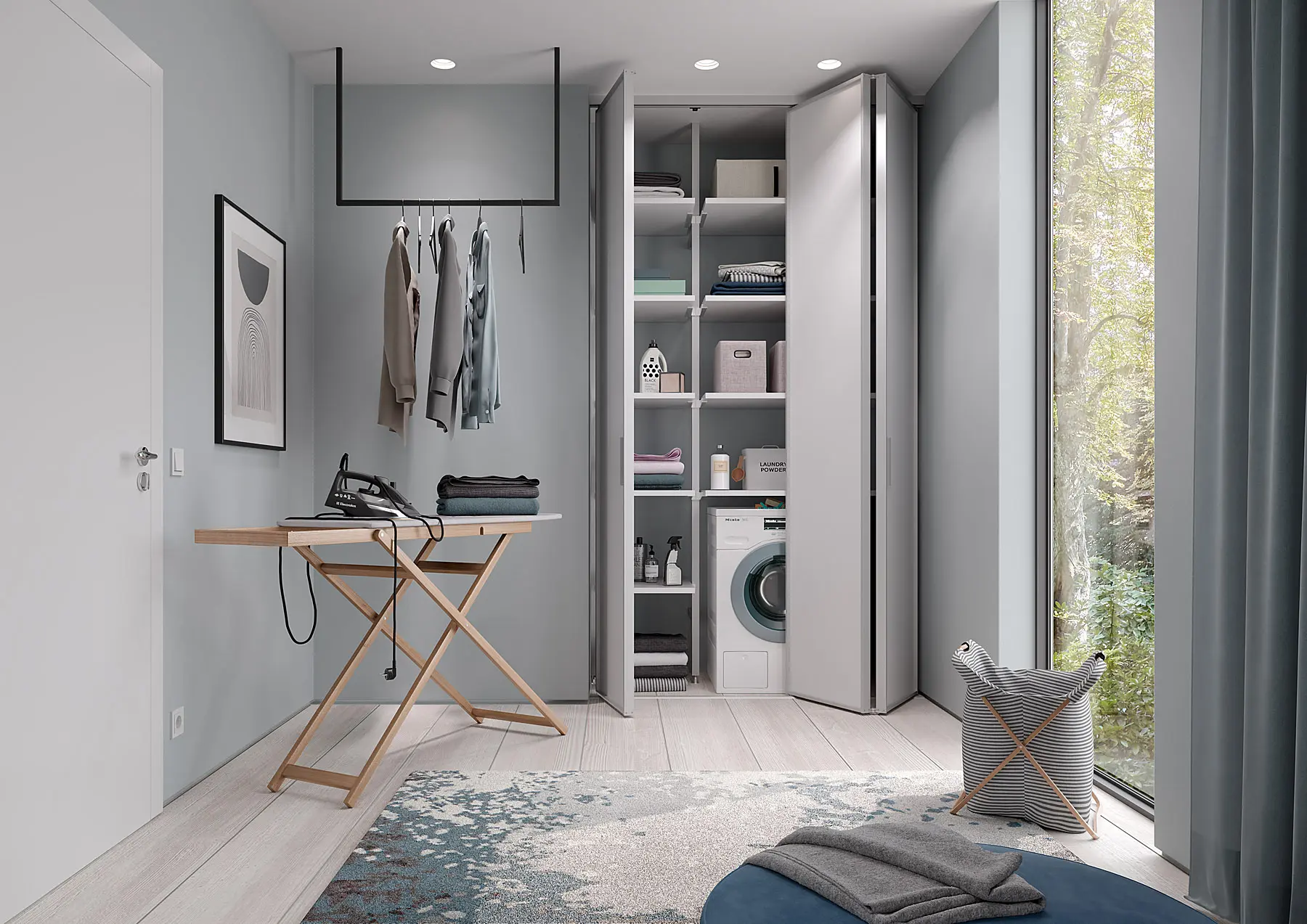 raumplus - S 1200 Folding- and Hingedoor