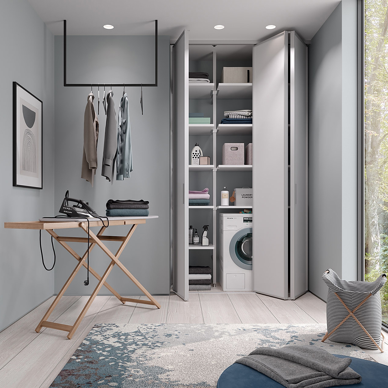 Display product S 1200 Folding- and Hingedoor from manufacturer raumplus
