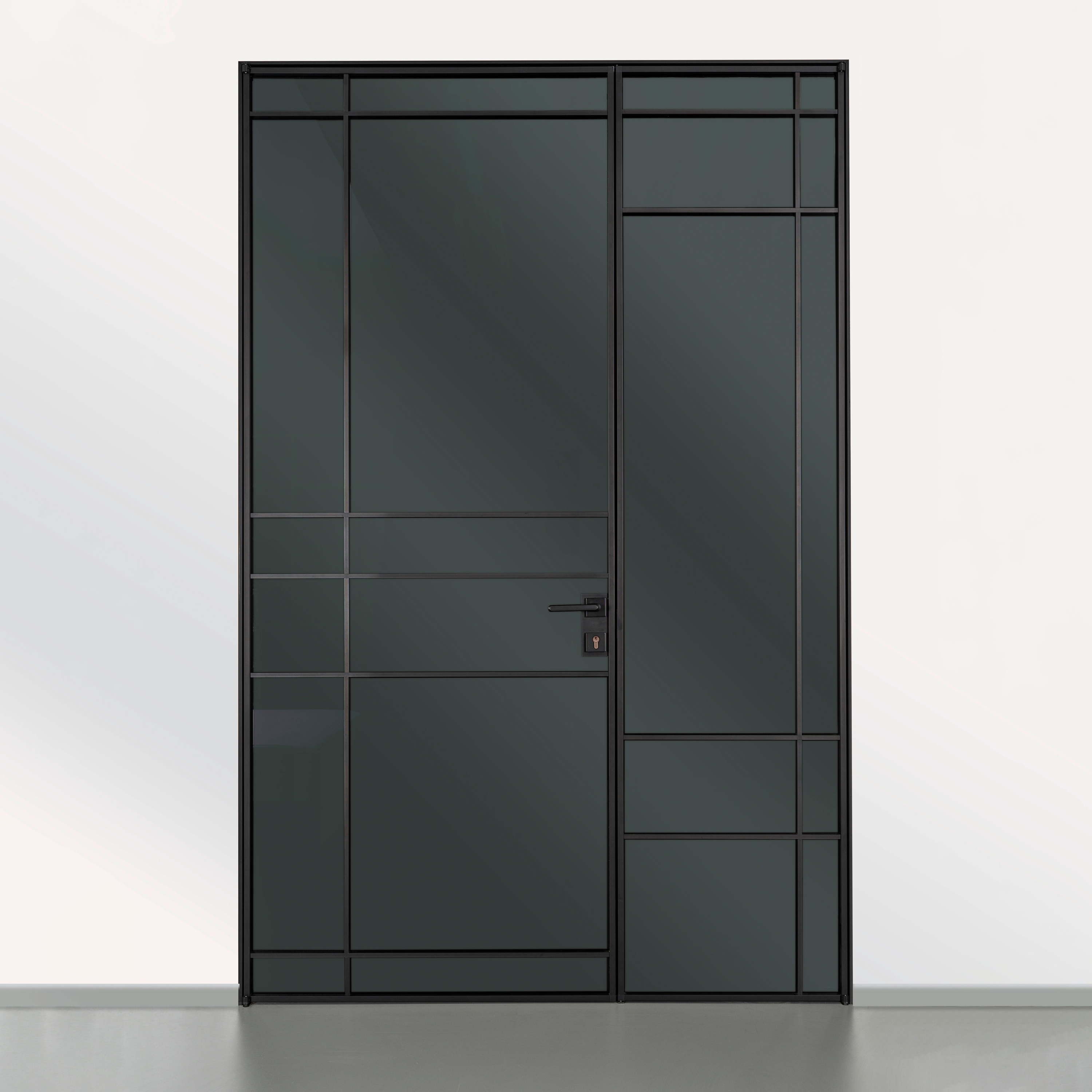 Display product Swing door slim line room door with leaf from manufacturer raumplus
