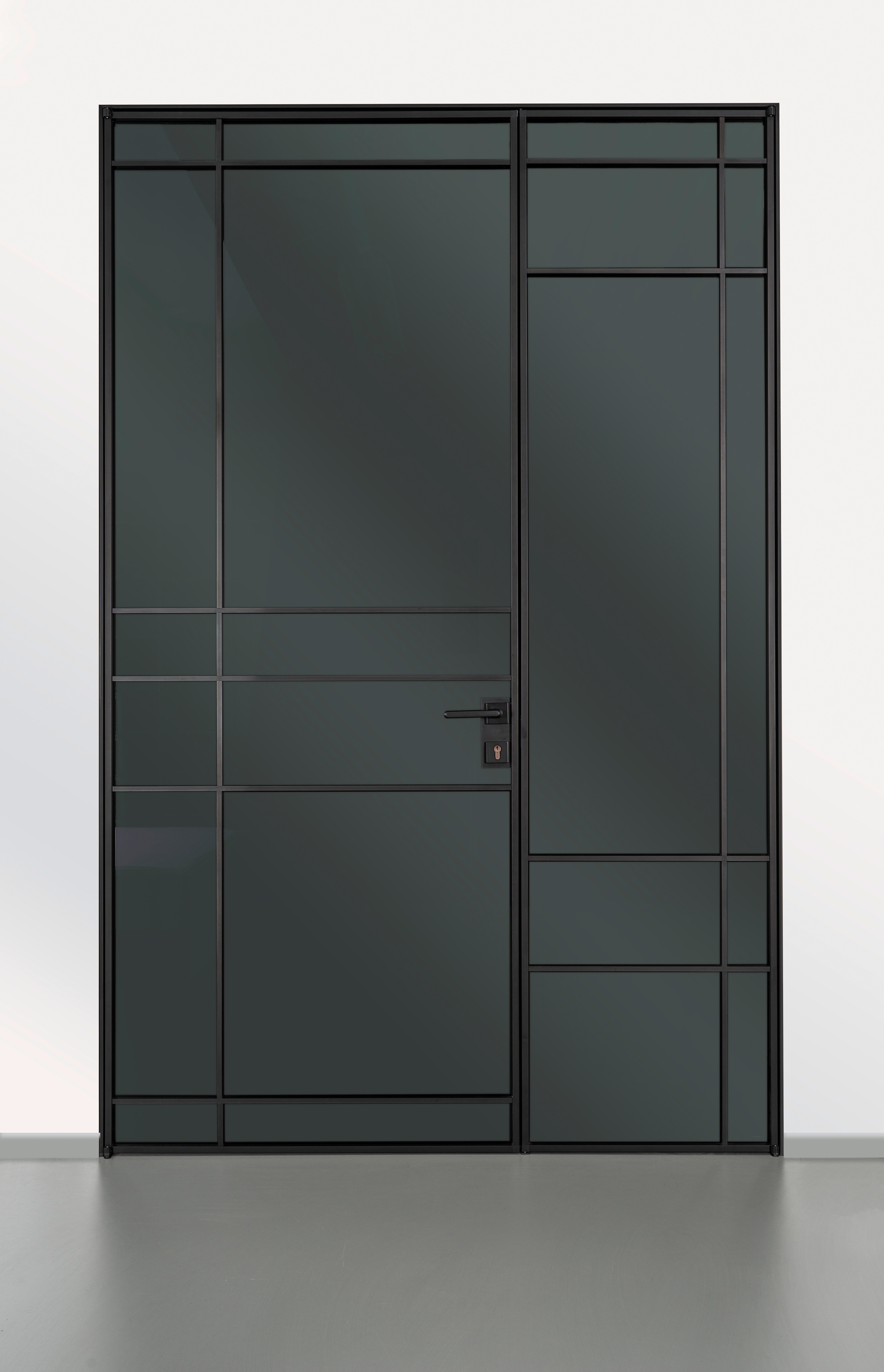 Display product Swing door slim line room door with leaf from manufacturer raumplus