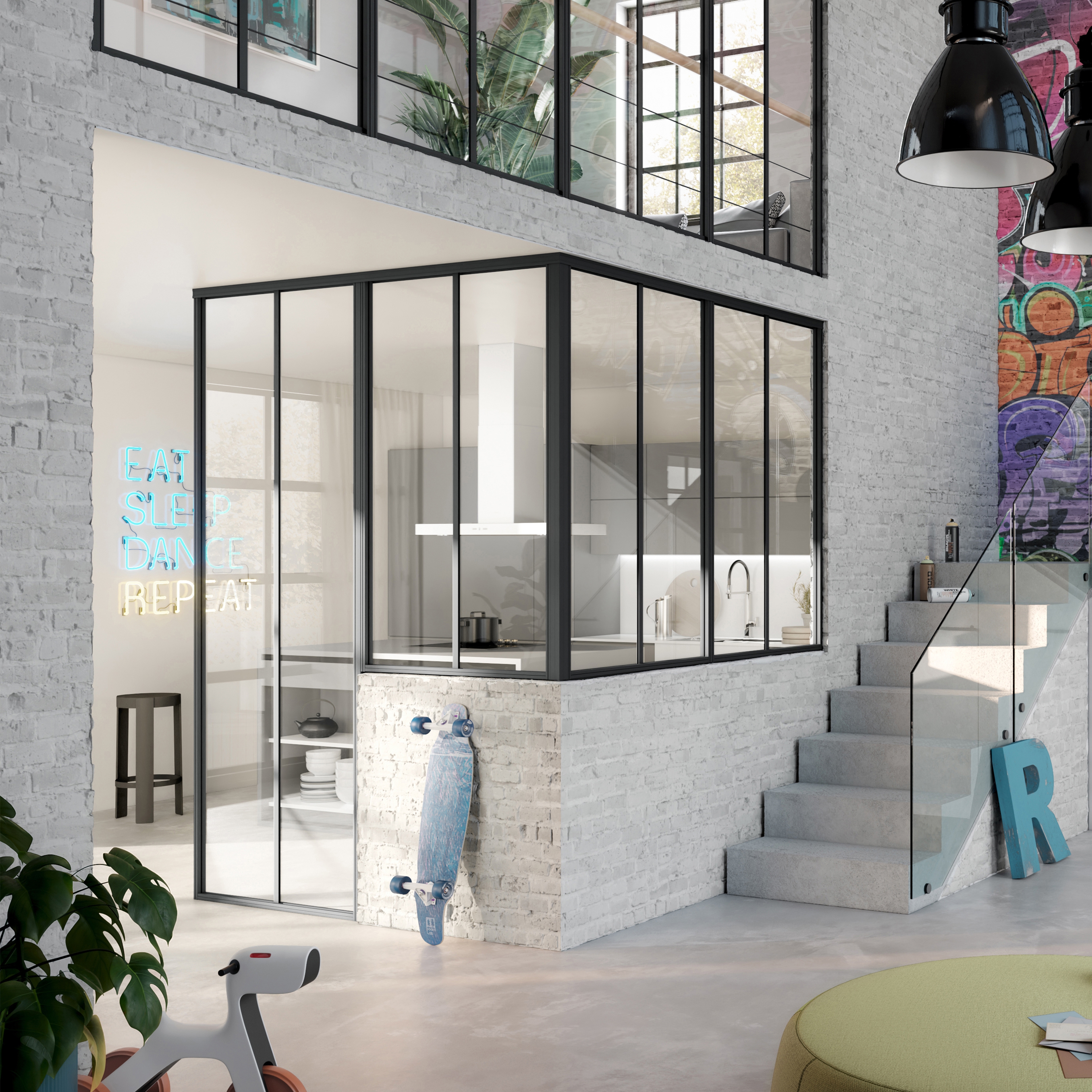 Mostrar el producto Room dividing system Verrière del fabricante raumplus