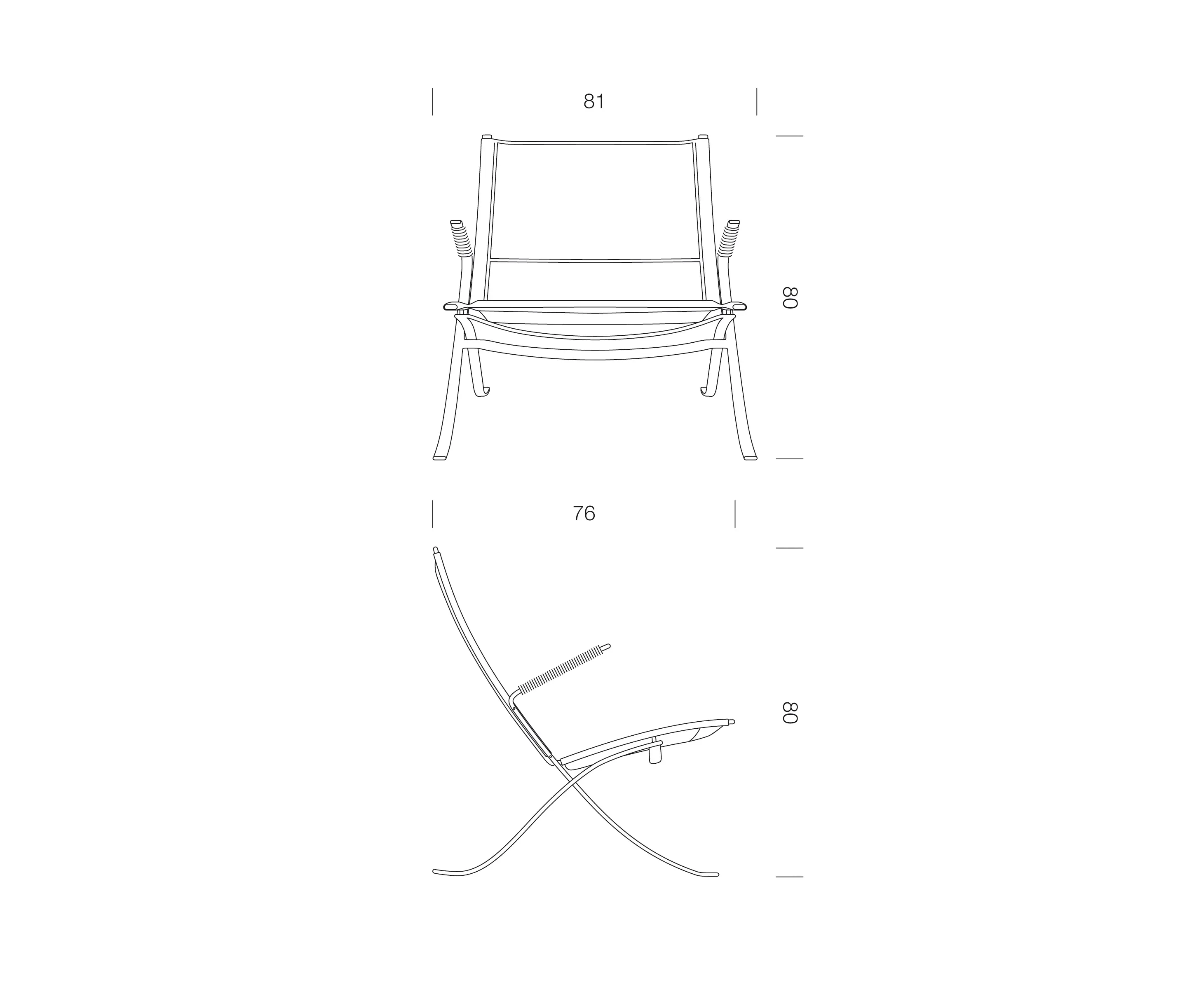 Lange Production - FK 82 X–Chair