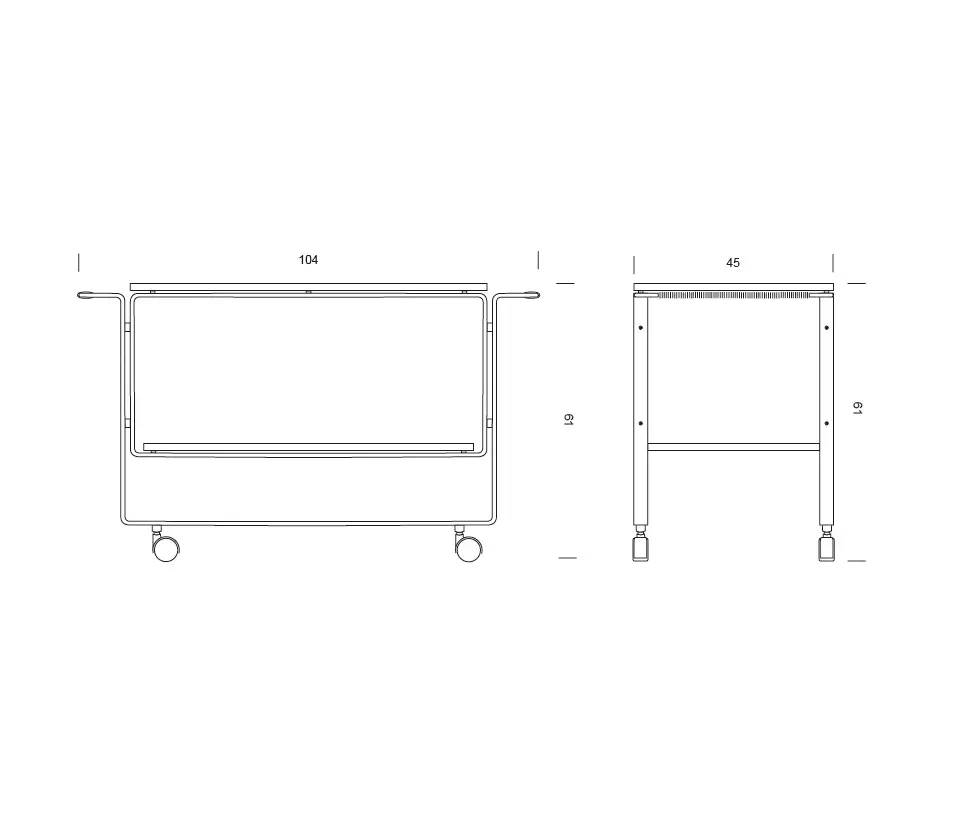 Lange Production - HB 128 Bar Cart