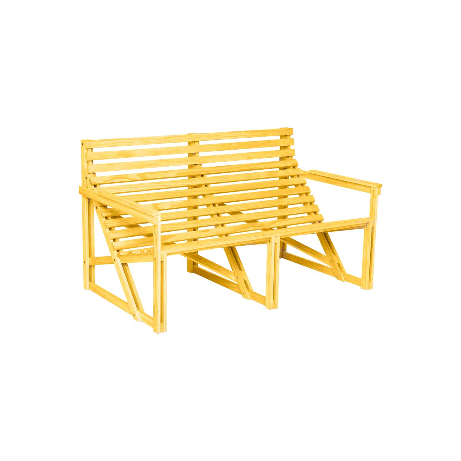 Patiobench 2-3 Yellow